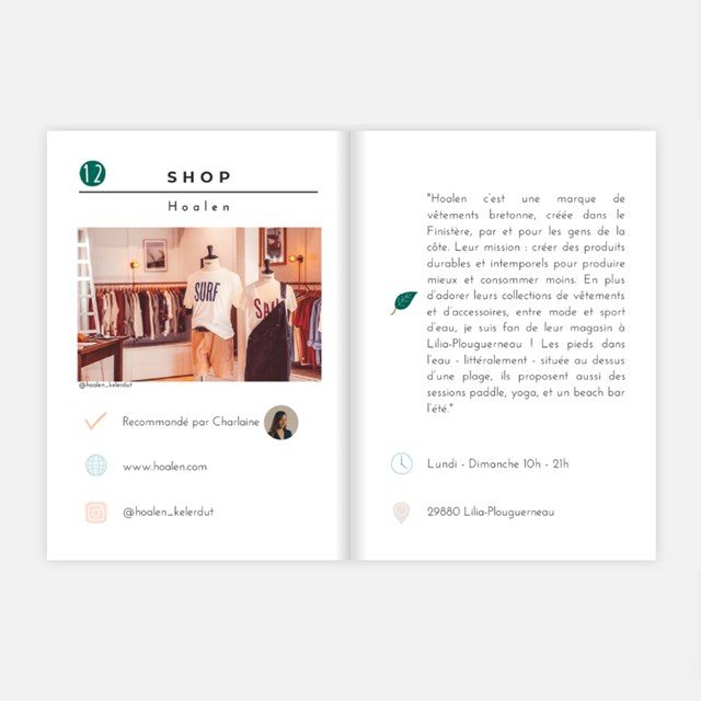 City-guide de Quimper, Brest et Perros-Guirec illustré et engagé - Format papier A6 7