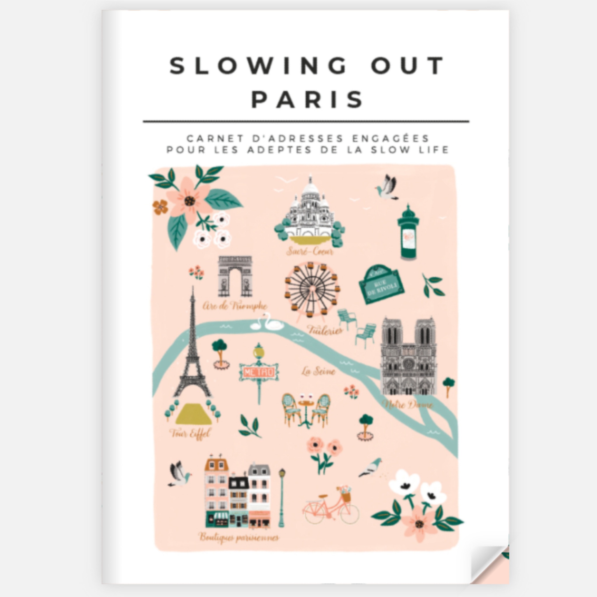 City-guide de Paris illustré et engagé - Format papier A6 2