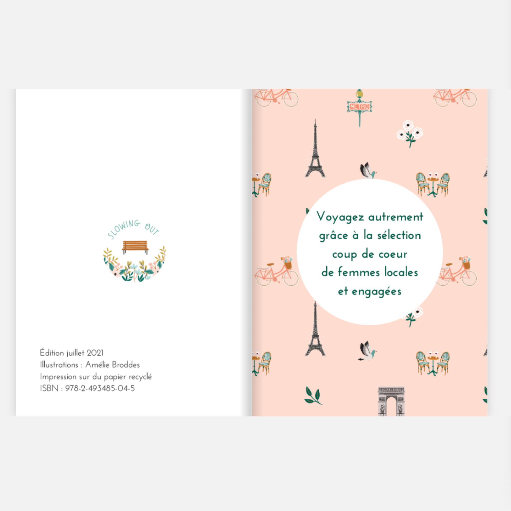 City-guide de Paris illustré et engagé - Format papier A6 3