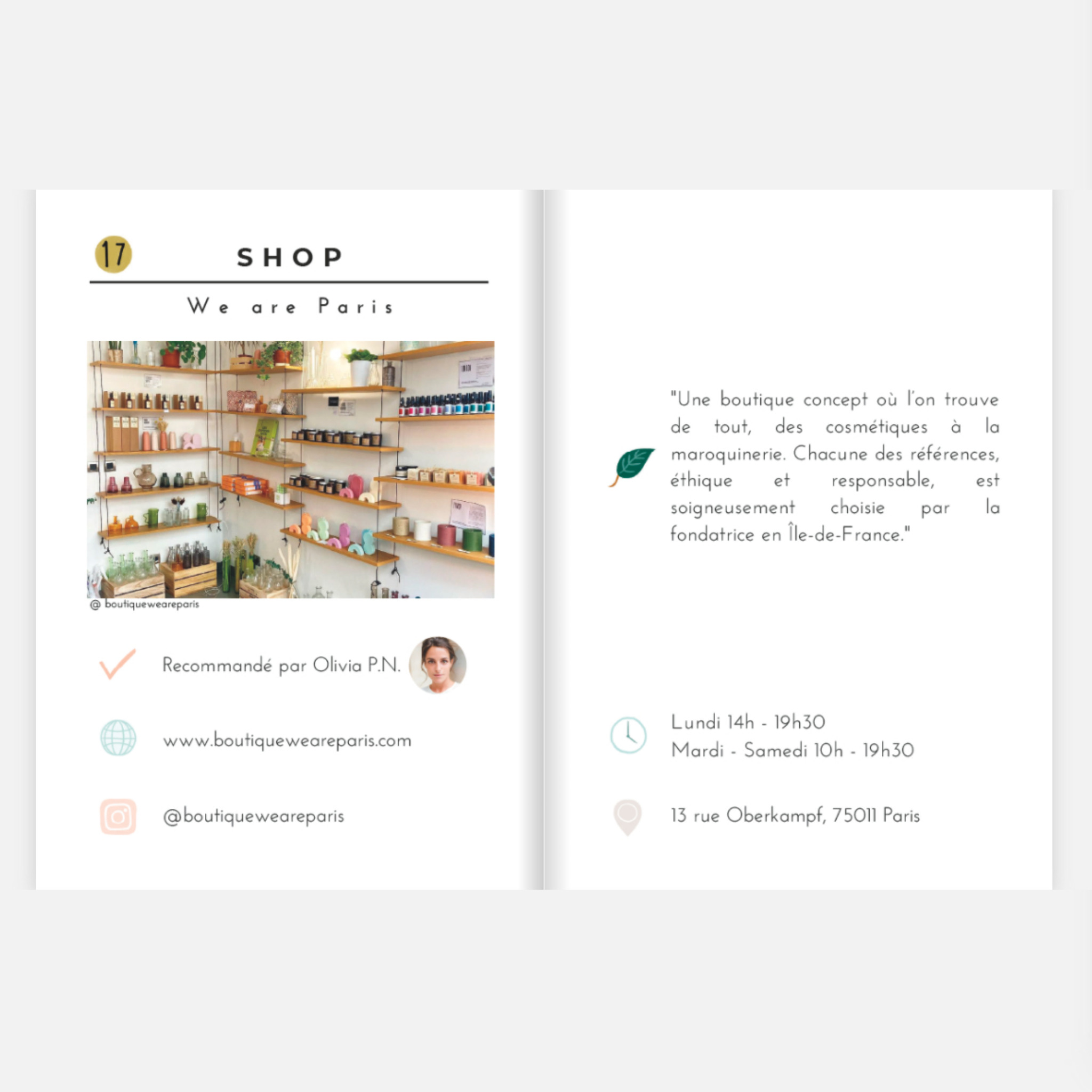 City-guide de Paris illustré et engagé - Format papier A6 7