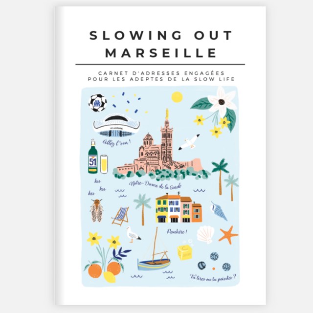 City-guide de Marseille illustré et engagé - Format papier A6 2