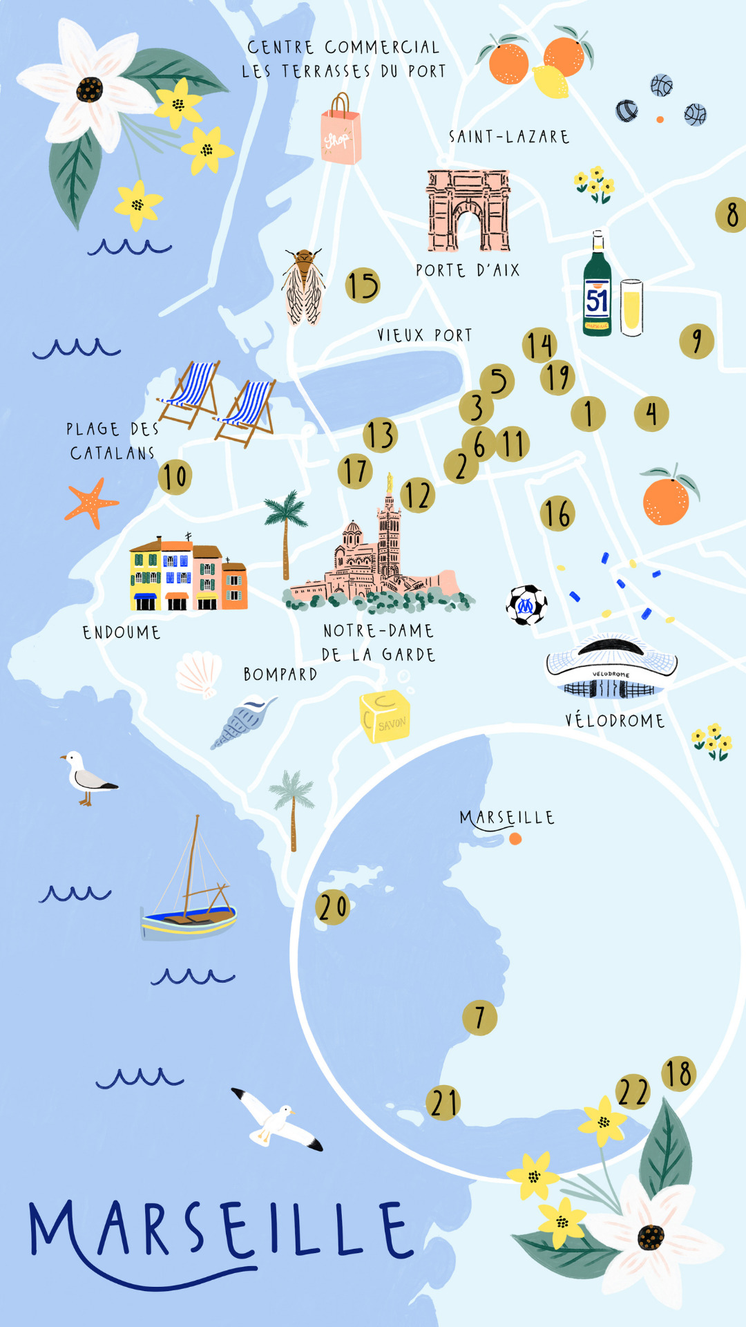 City-guide de Marseille illustré et engagé - Format numérique 5