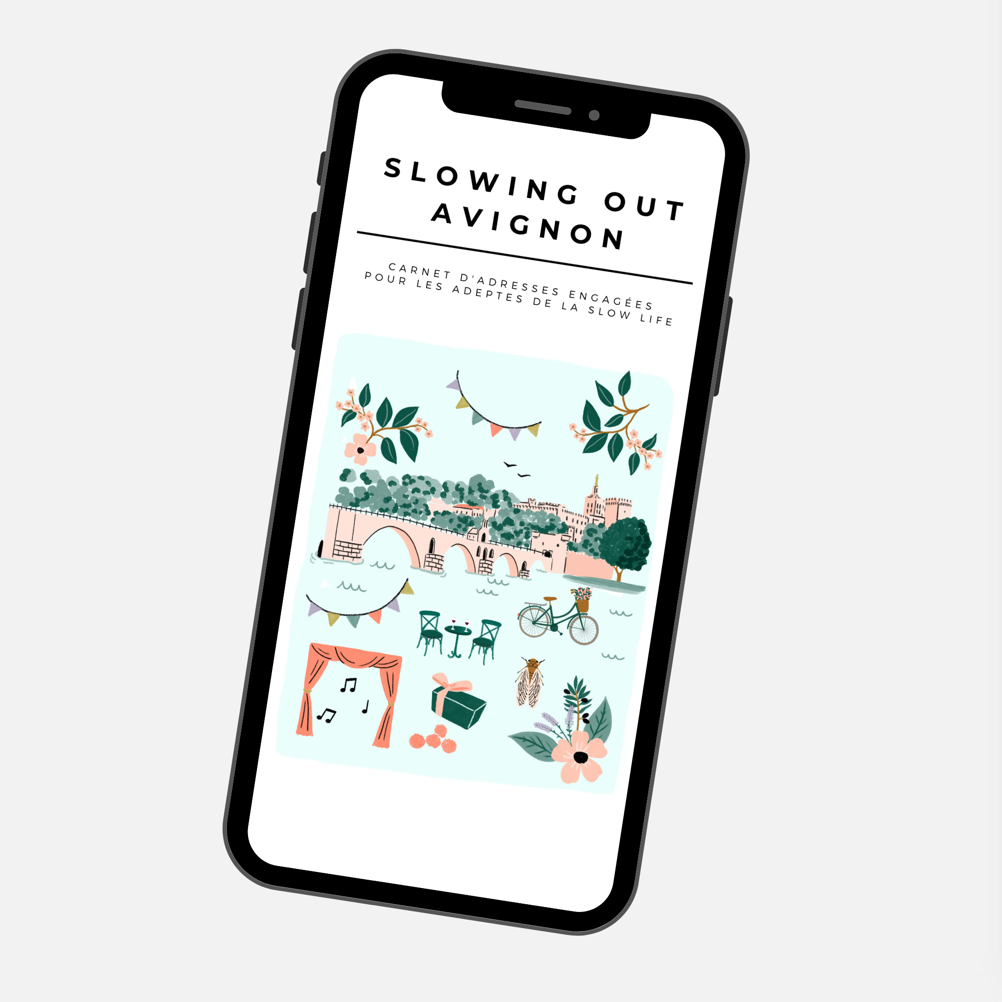 City-guide d'Avignon illustré et engagé - Format numérique 2