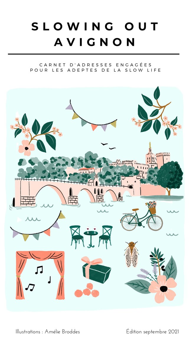 City-guide d'Avignon illustré et engagé - Format numérique 3