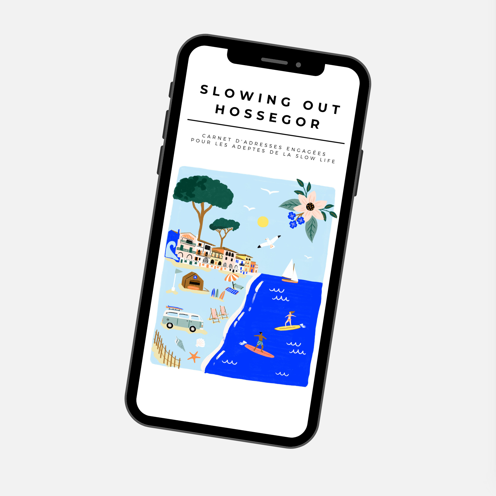 City-guide de Hossegor illustré et engagé - Format numérique 2