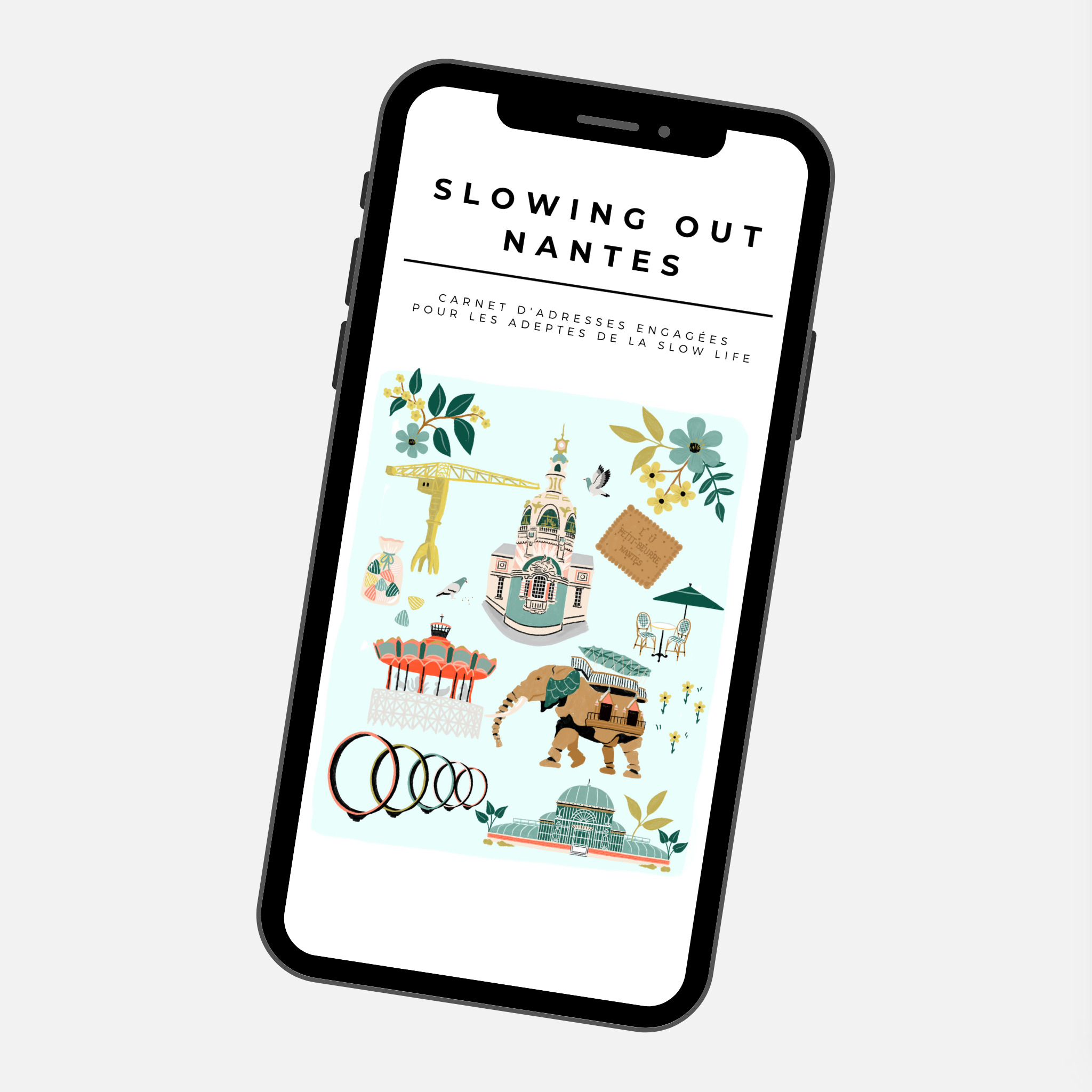 City-guide de Nantes illustré et engagé - Format numérique 2