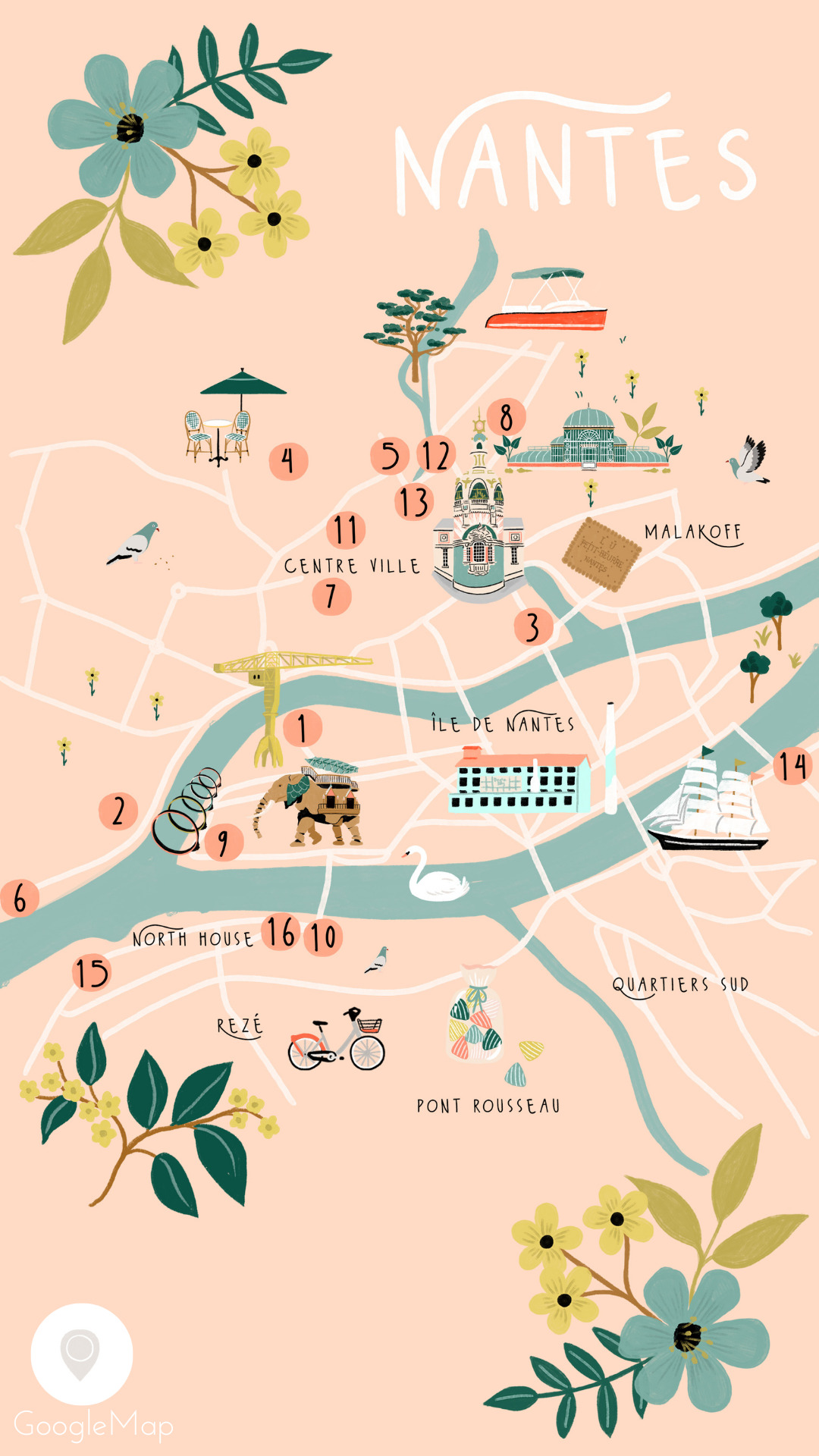 City-guide de Nantes illustré et engagé - Format numérique 5