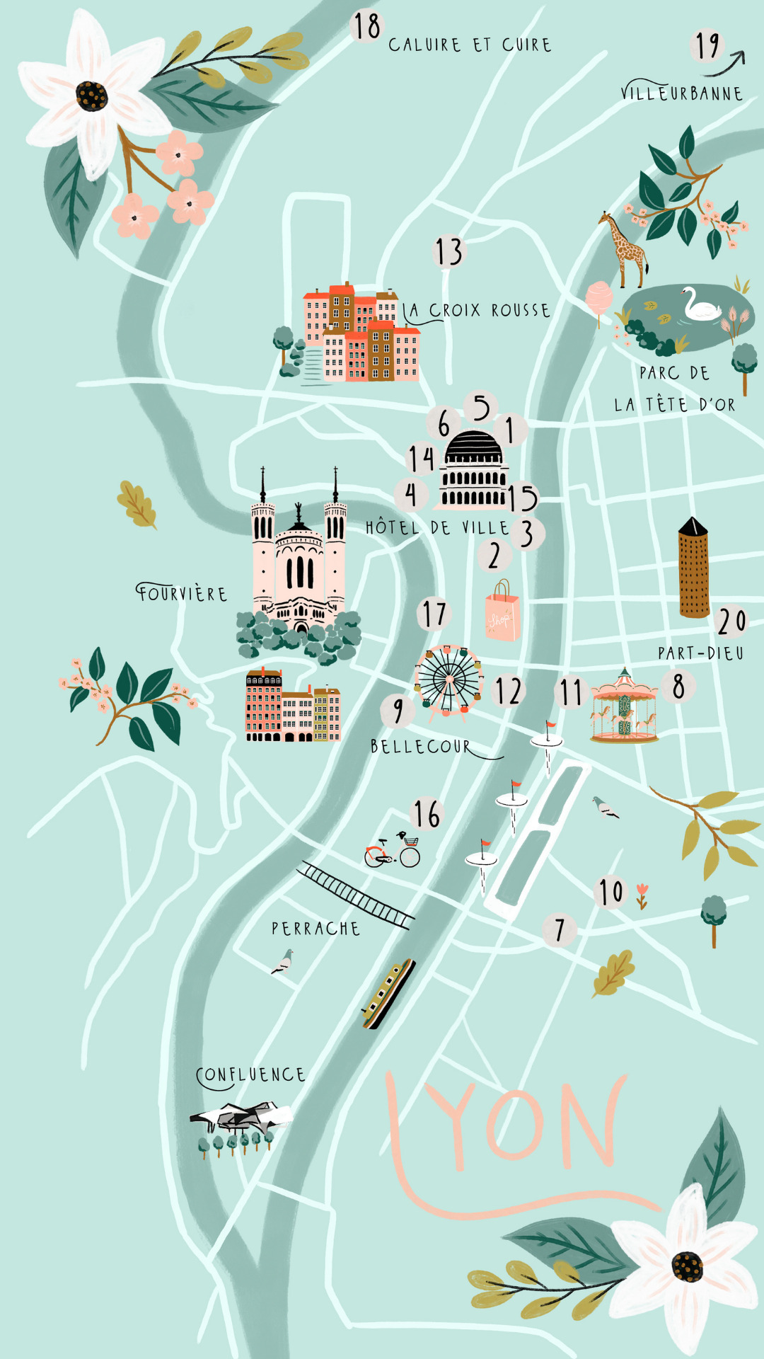 City-guide de Lyon illustré et engagé - Format numérique 6