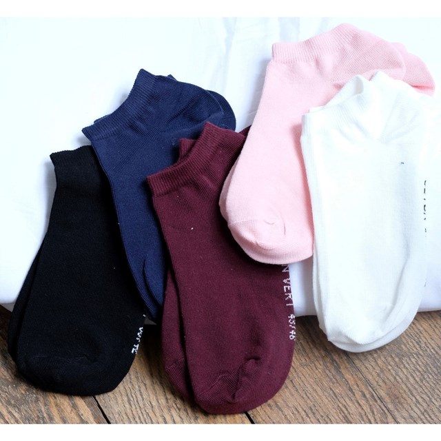 Les socquettes unies en coton BIO | Bleu marine 2