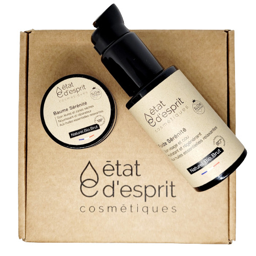 Deux soins BIO et naturels : un fluide visage et un baume à lèvres BIO & naturels