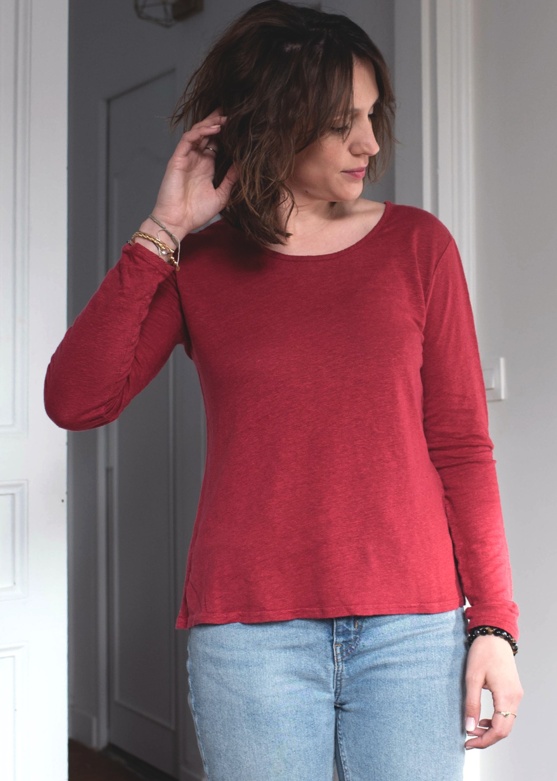 T-SHIRT ZINGARO - Rouge 3