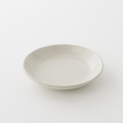 Assiette creuse en grès naturel, fabriquée au Portugal