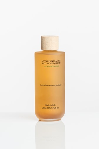 Lotion Anti-Acné - Apaisante et anti-imperfection riche en huile d'olive 200 mL