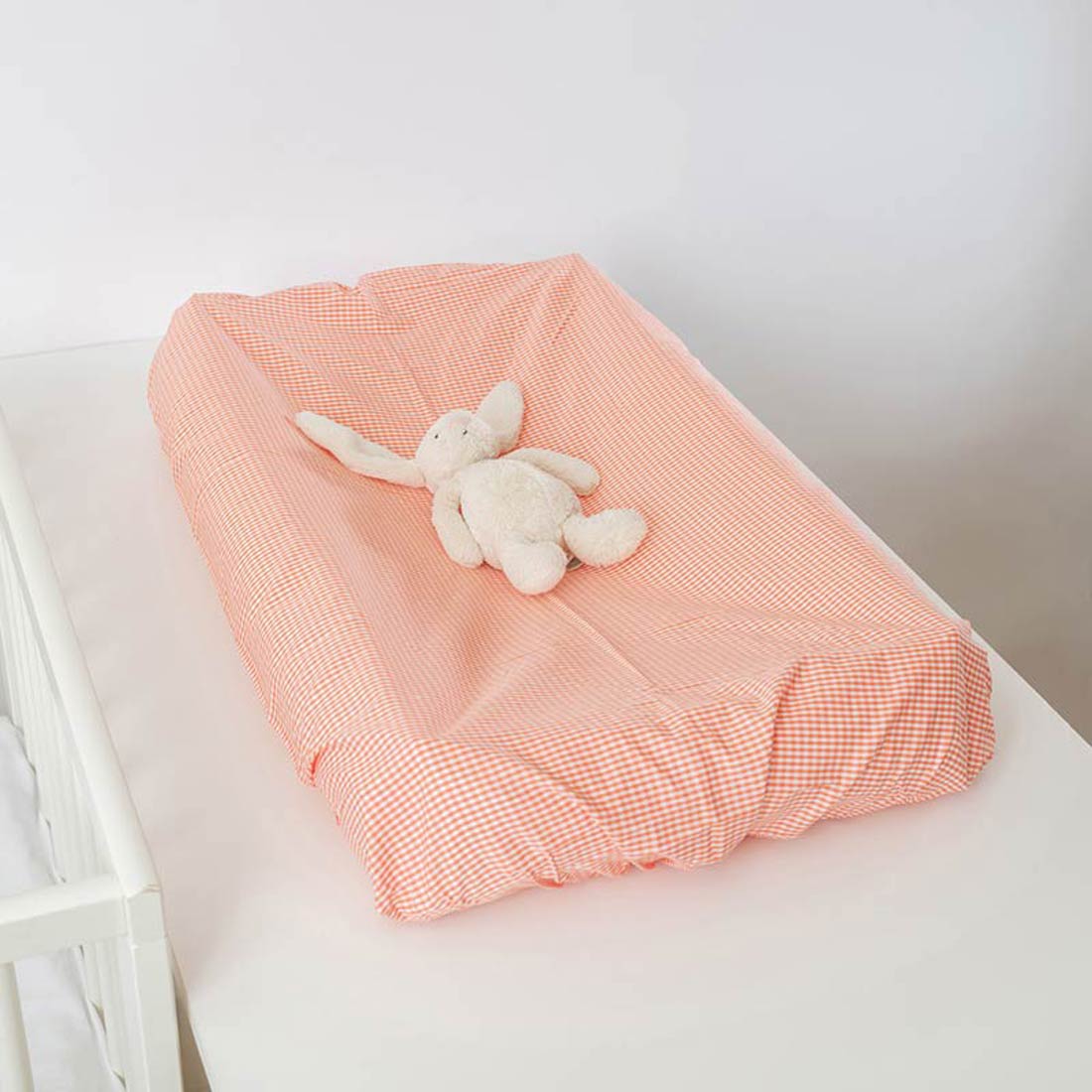 Housse de Matelas à Langer en Coton Bio Vichy 6