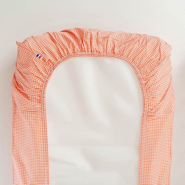Housse de Matelas à Langer en Coton Bio Vichy 4