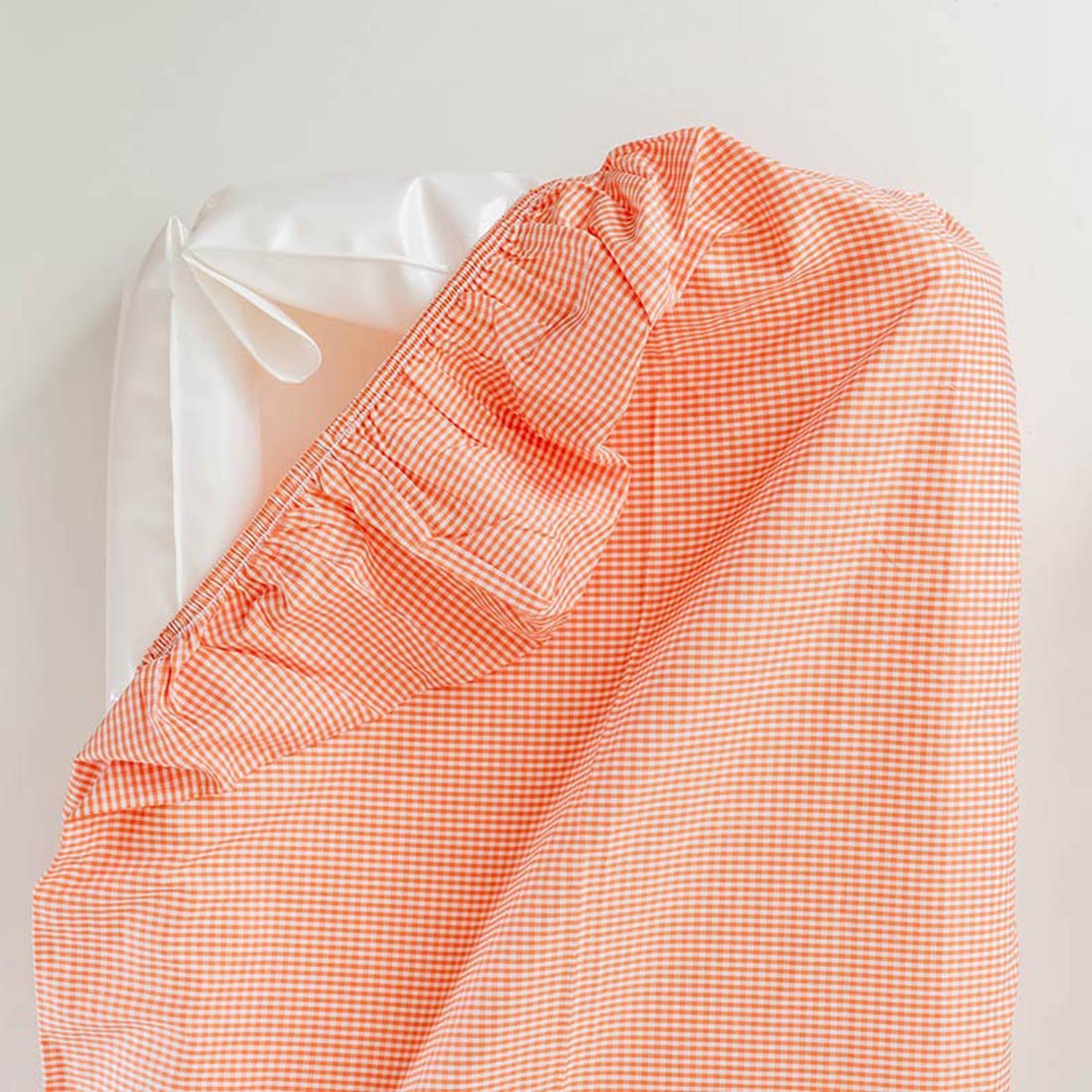 Housse de Matelas à Langer en Coton Bio Vichy 7