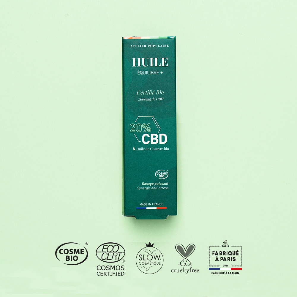 Huile Équilibre + 20% CBD Certifié Bio | 10 mL 3