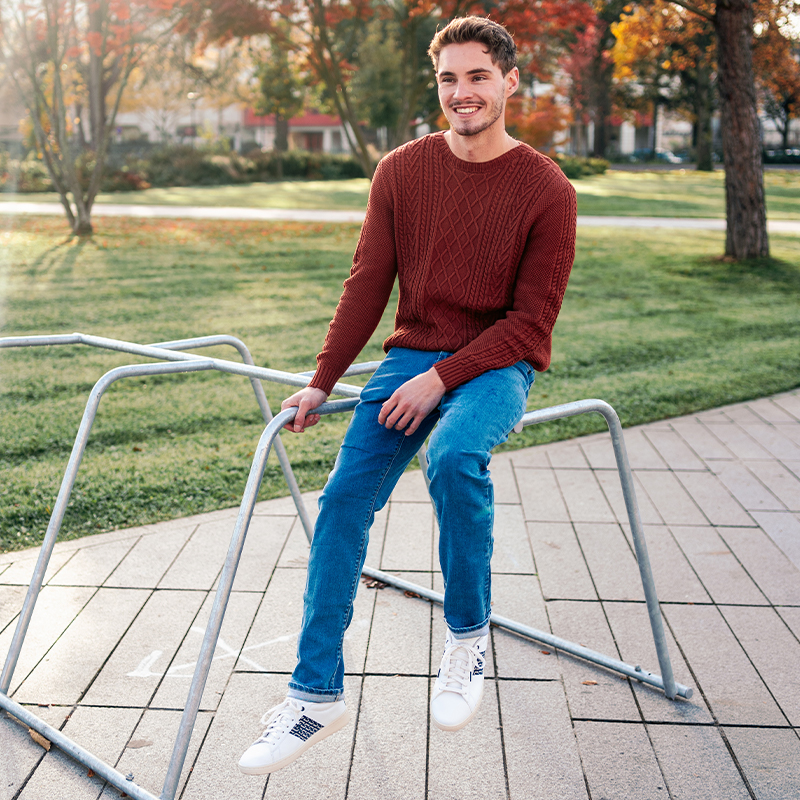 Basket chic en cuir - N’go 9