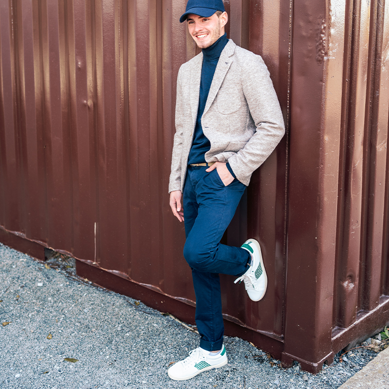 Basket chic en cuir - N’go 9