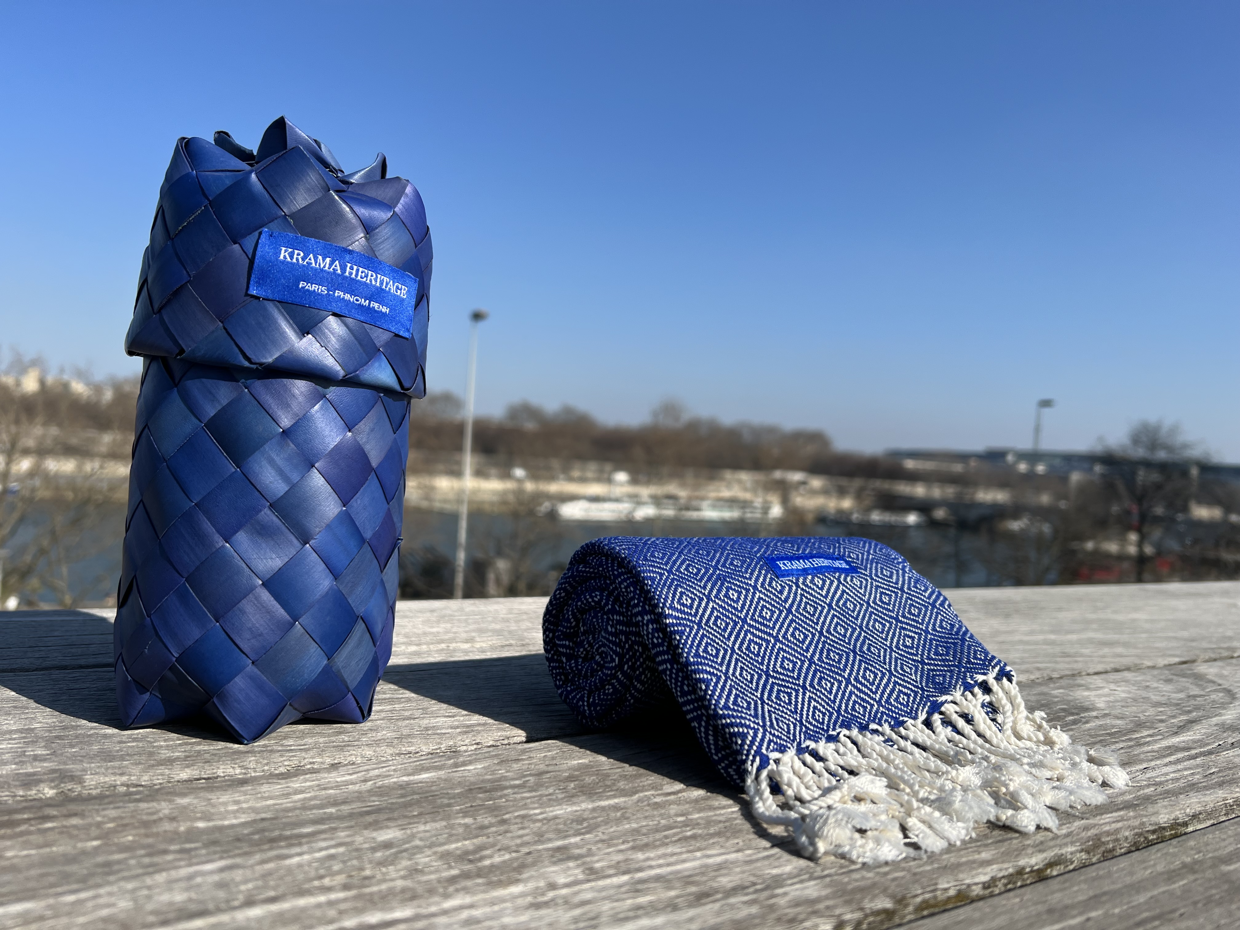 Le Krama Chaud Bleu Roi 6