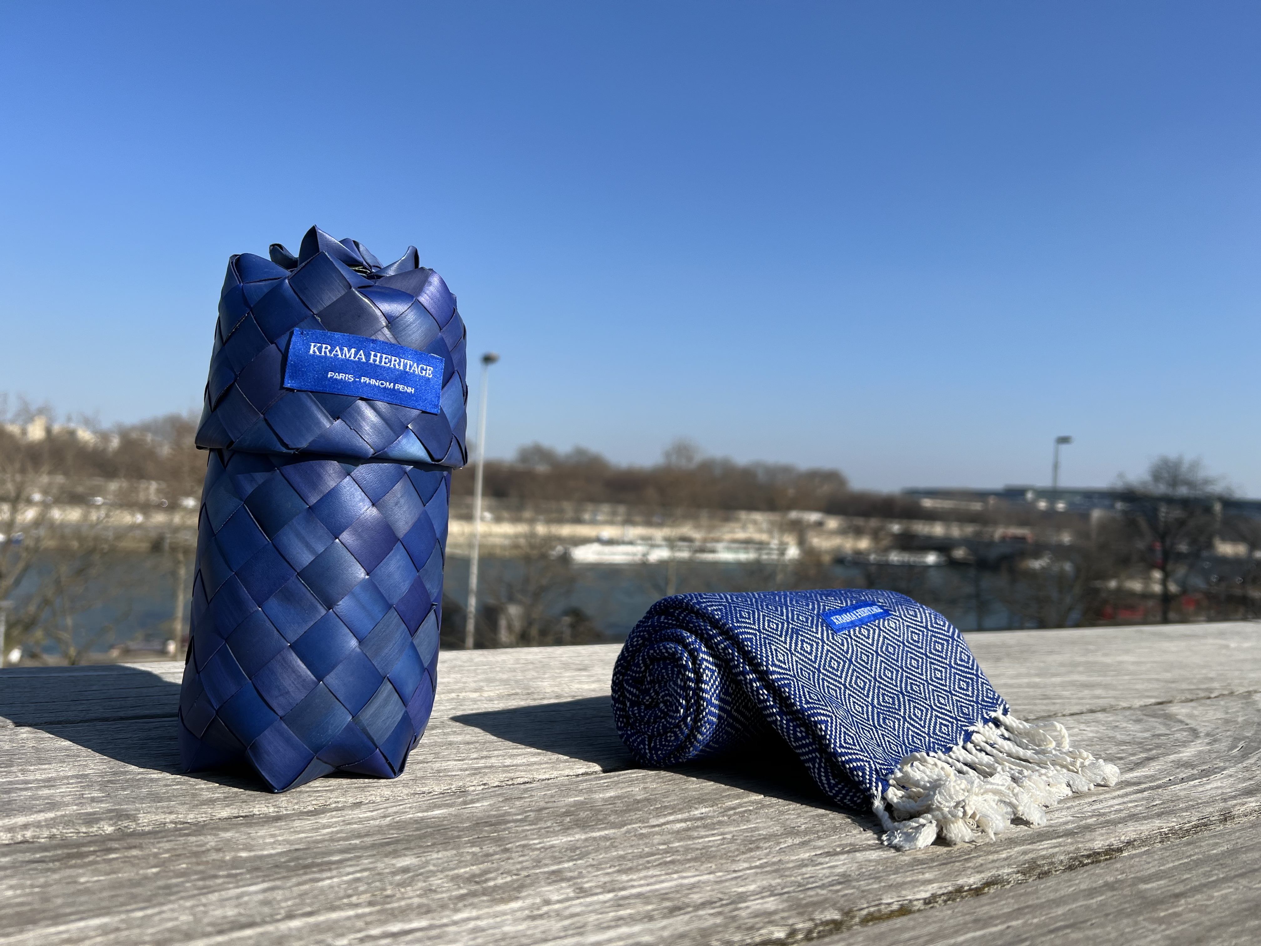 Le Krama Chaud Bleu Roi 7