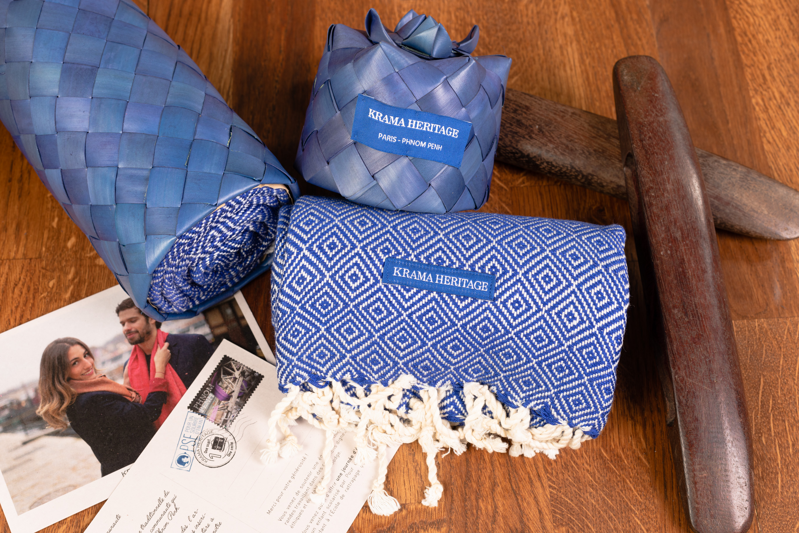 Le Krama Chaud Bleu Roi 2