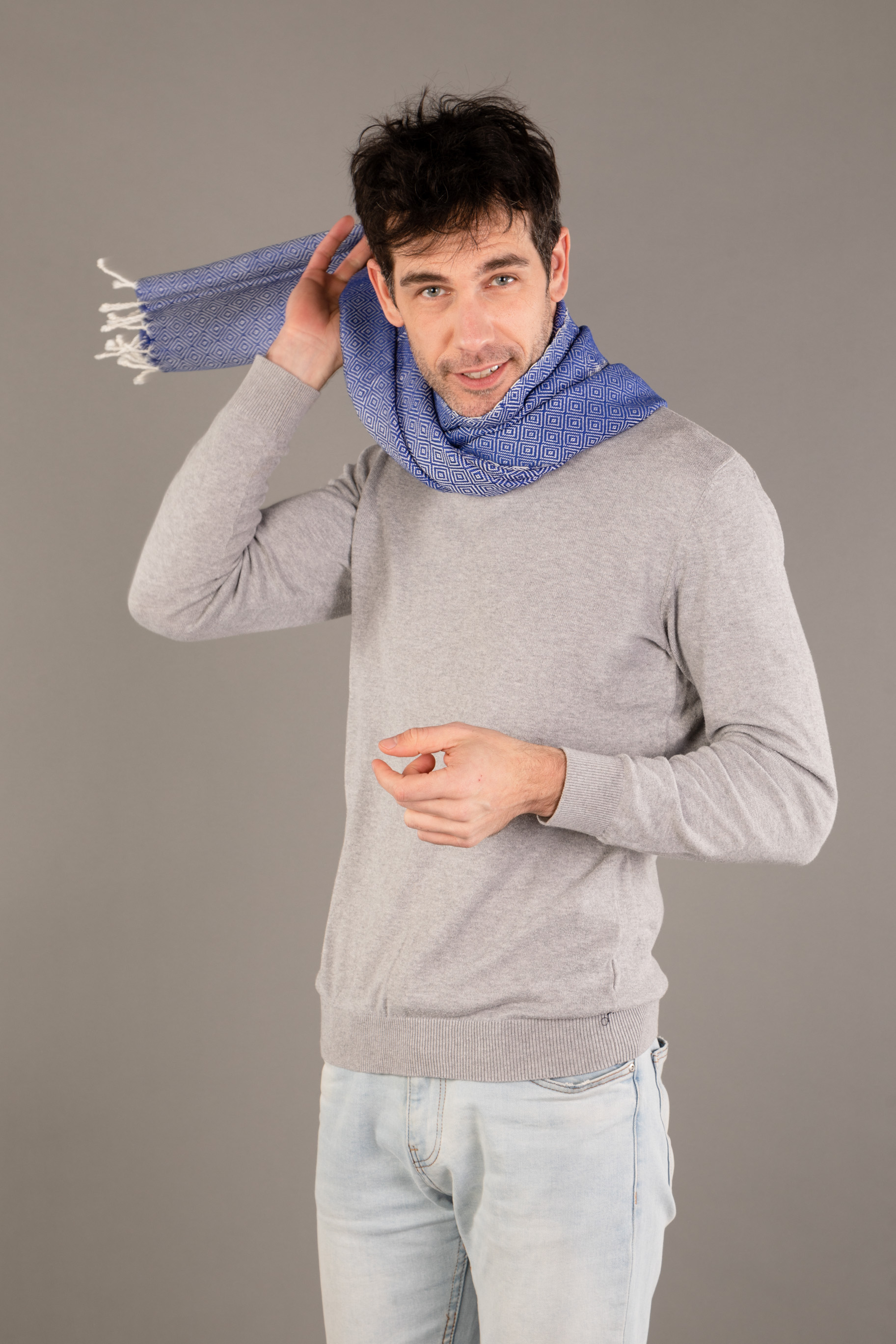 Le Krama Chaud Bleu Roi 3