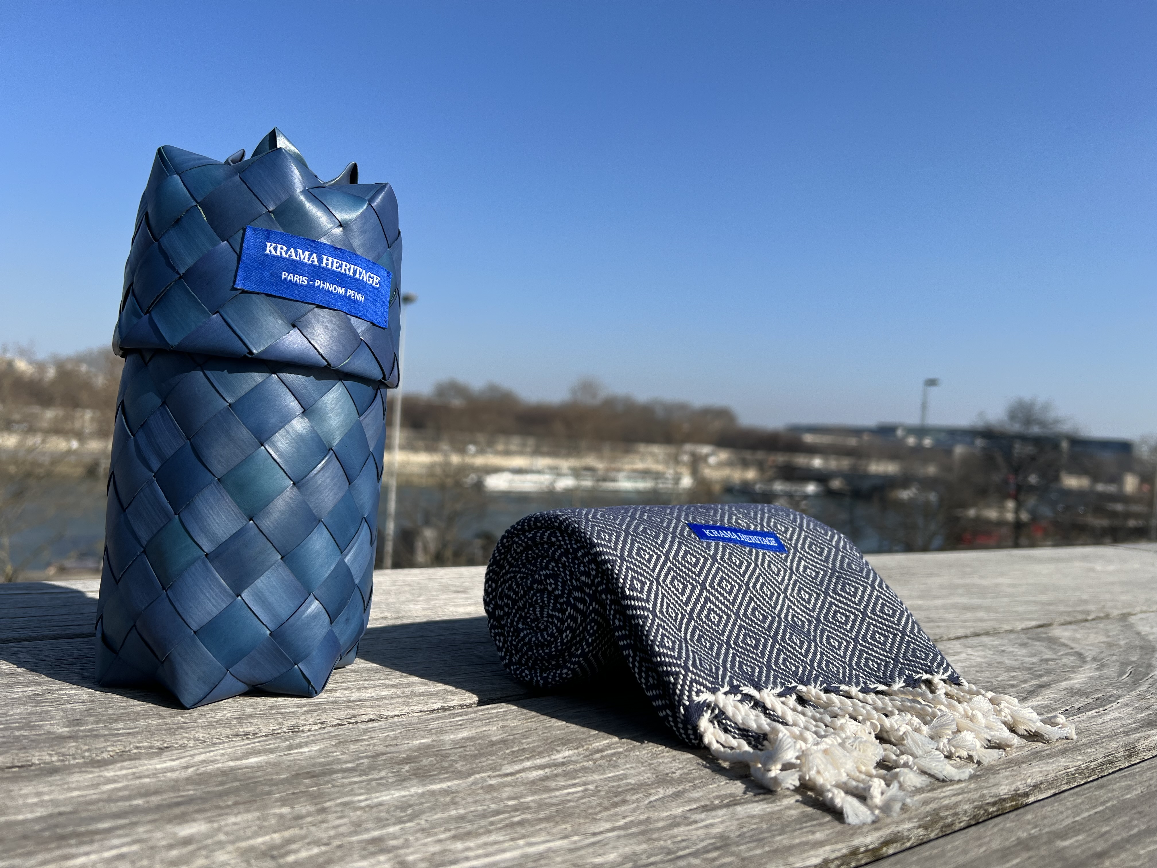 Le Krama Chaud Bleu Marine 6