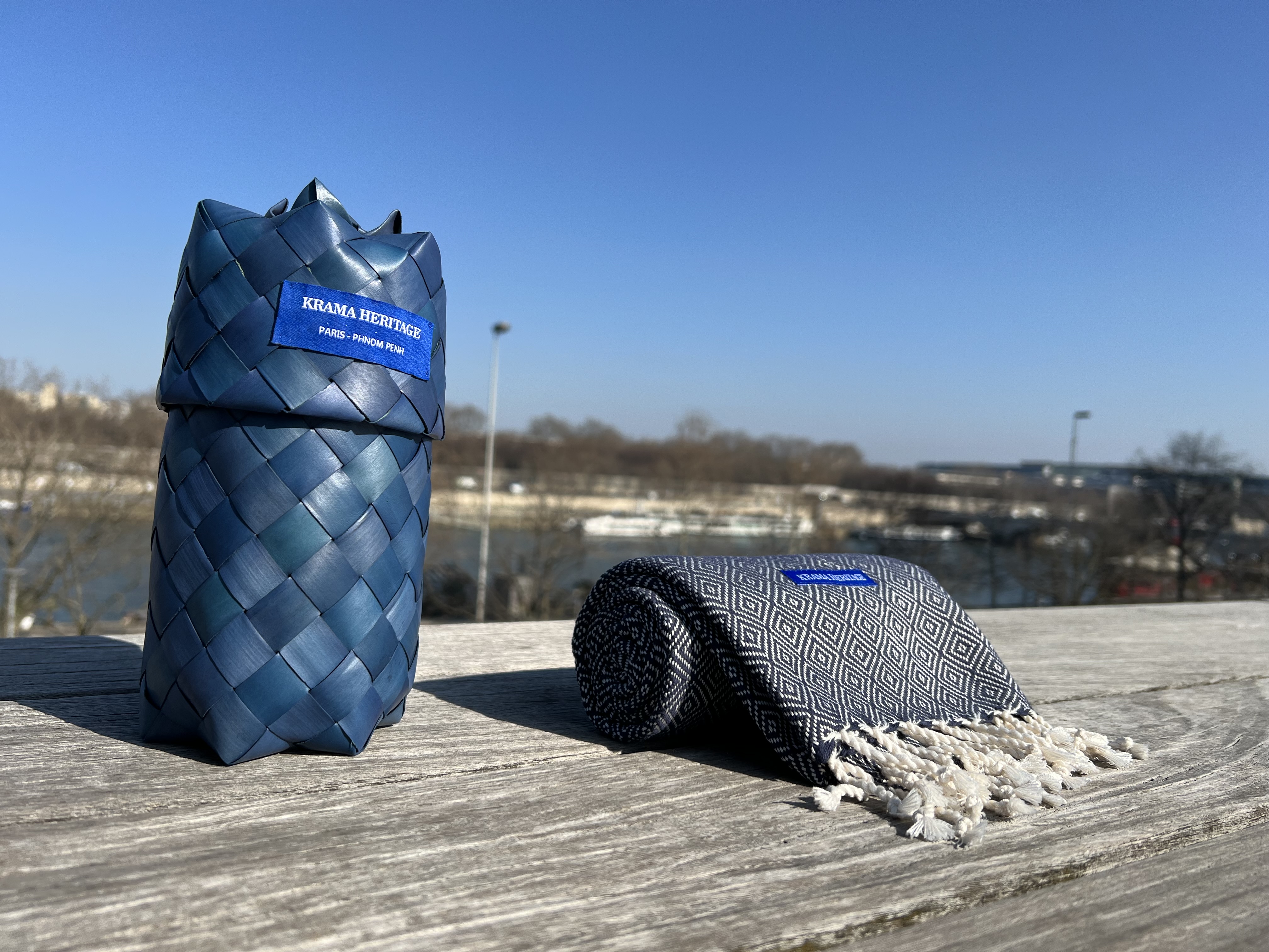 Le Krama Chaud Bleu Marine 7