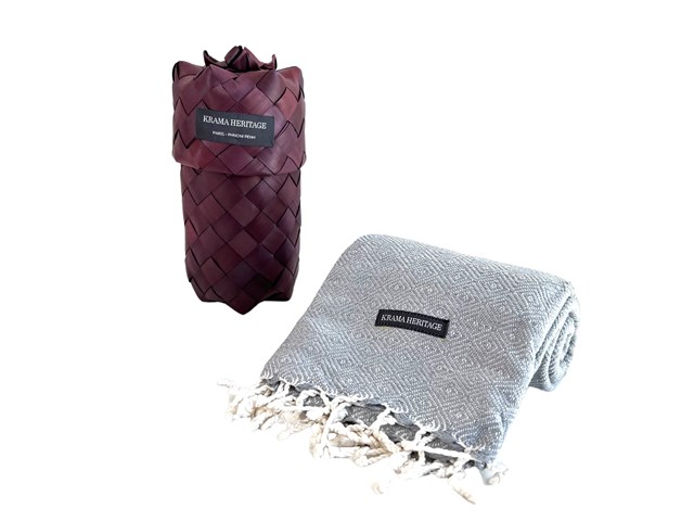 Le Krama Chaud Gris Perle 8
