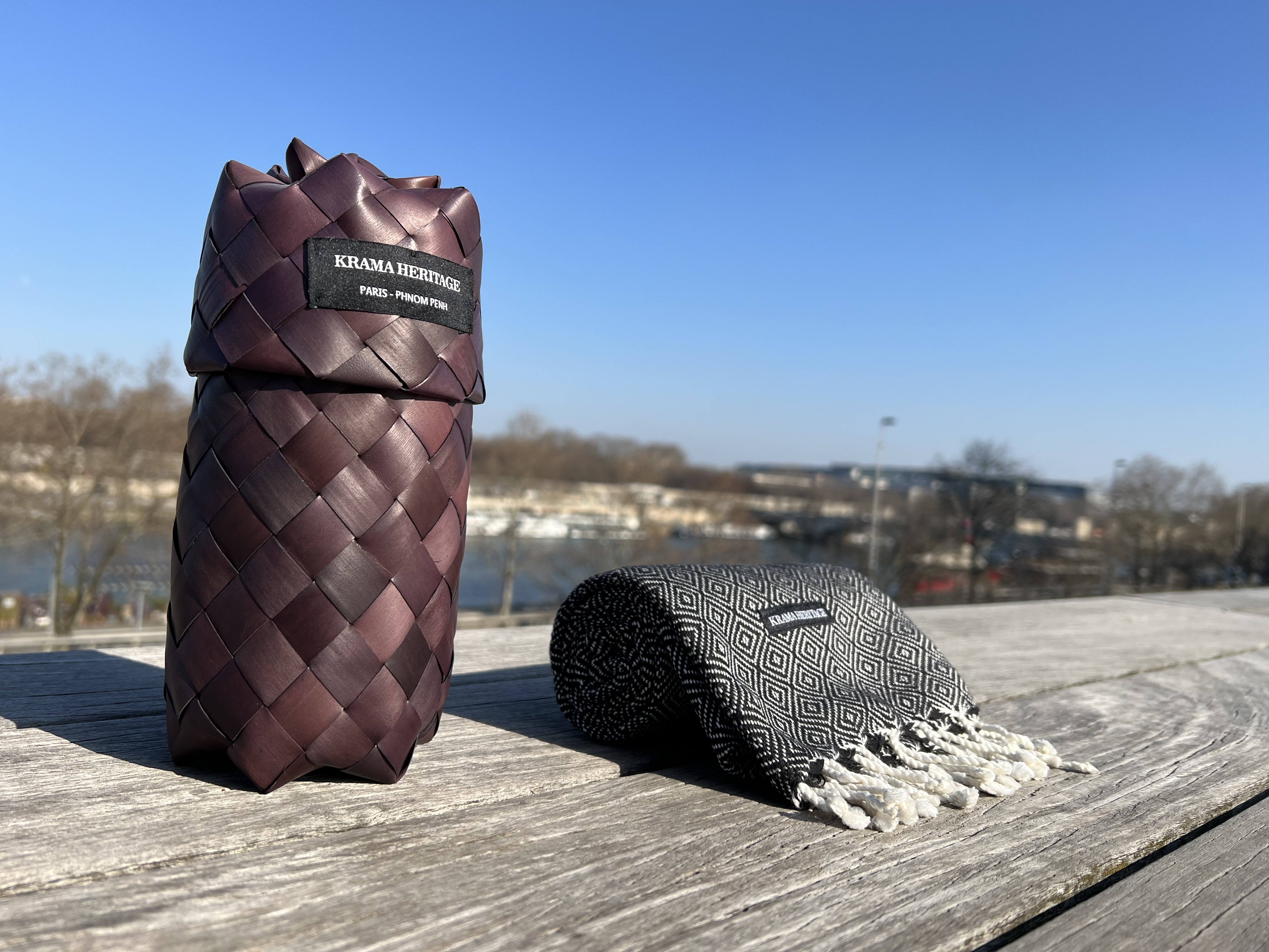 Le Krama Chaud Noir Ebène 7