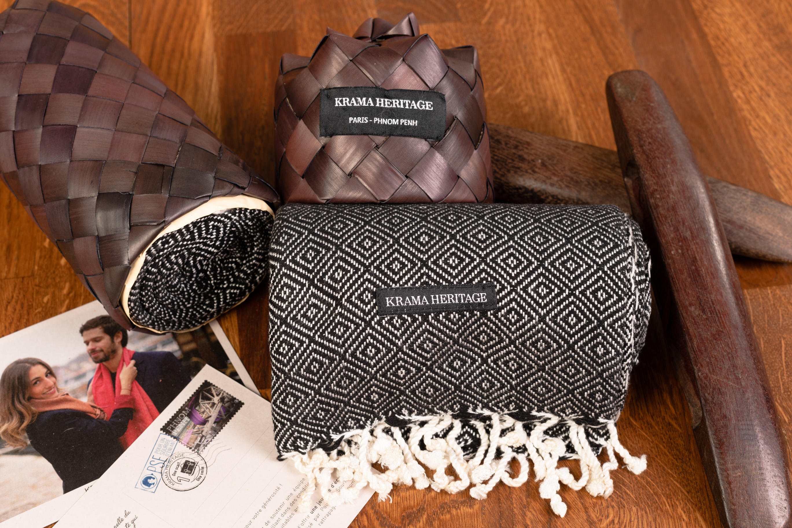 Le Krama Chaud Noir Ebène 2