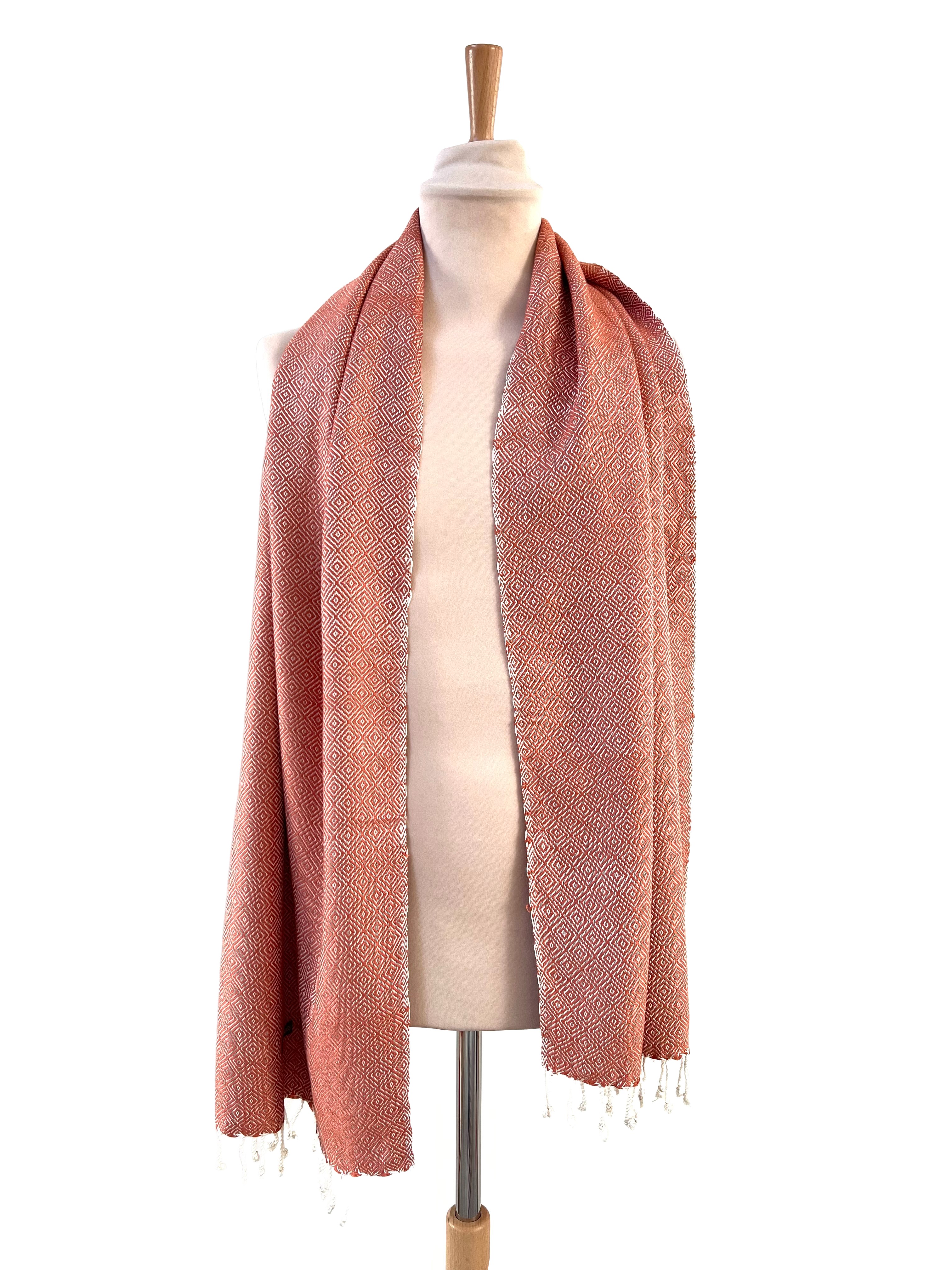 Le Krama Chaud Beige Ocre 5