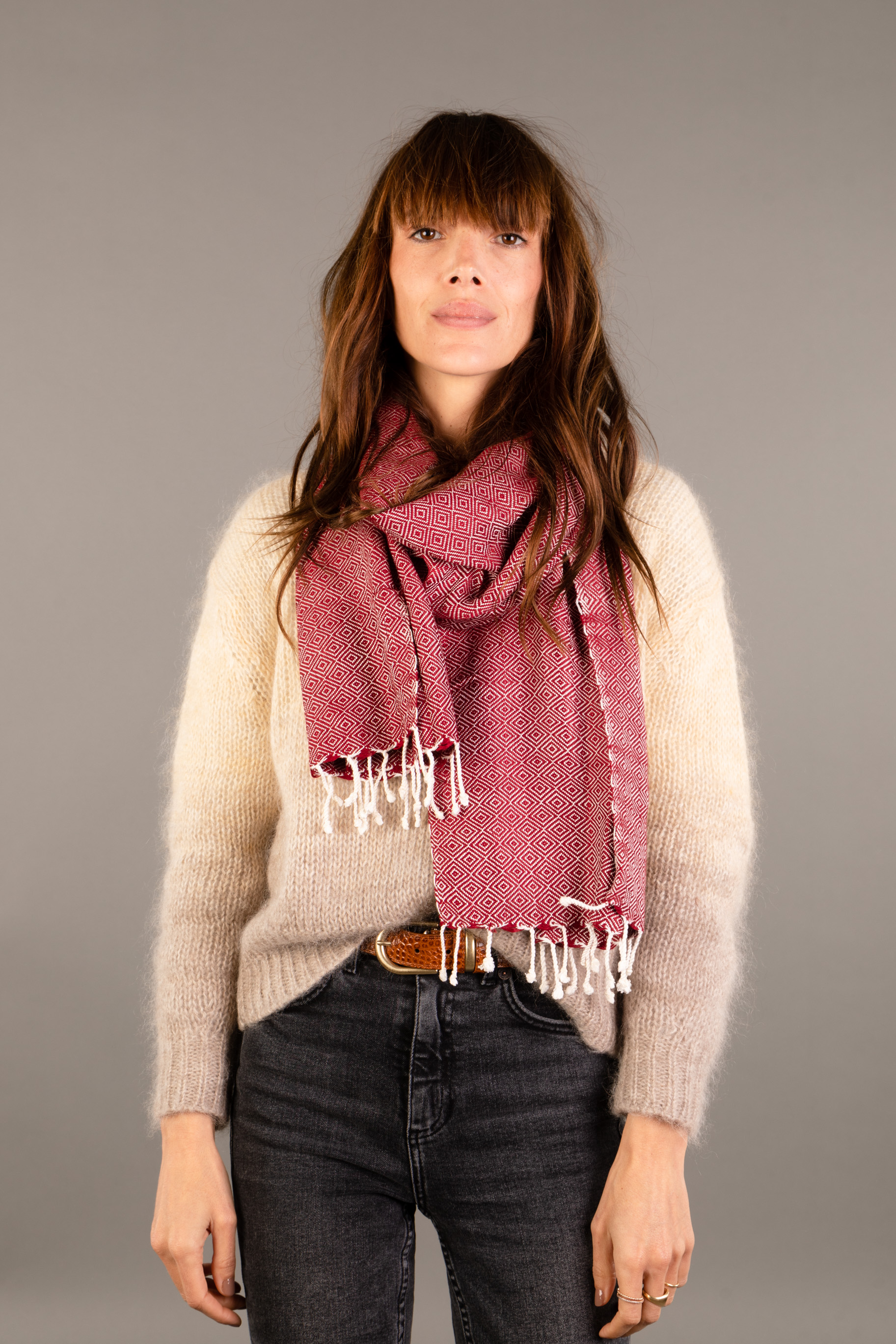 Le Krama Chaud Rouge Brique 3