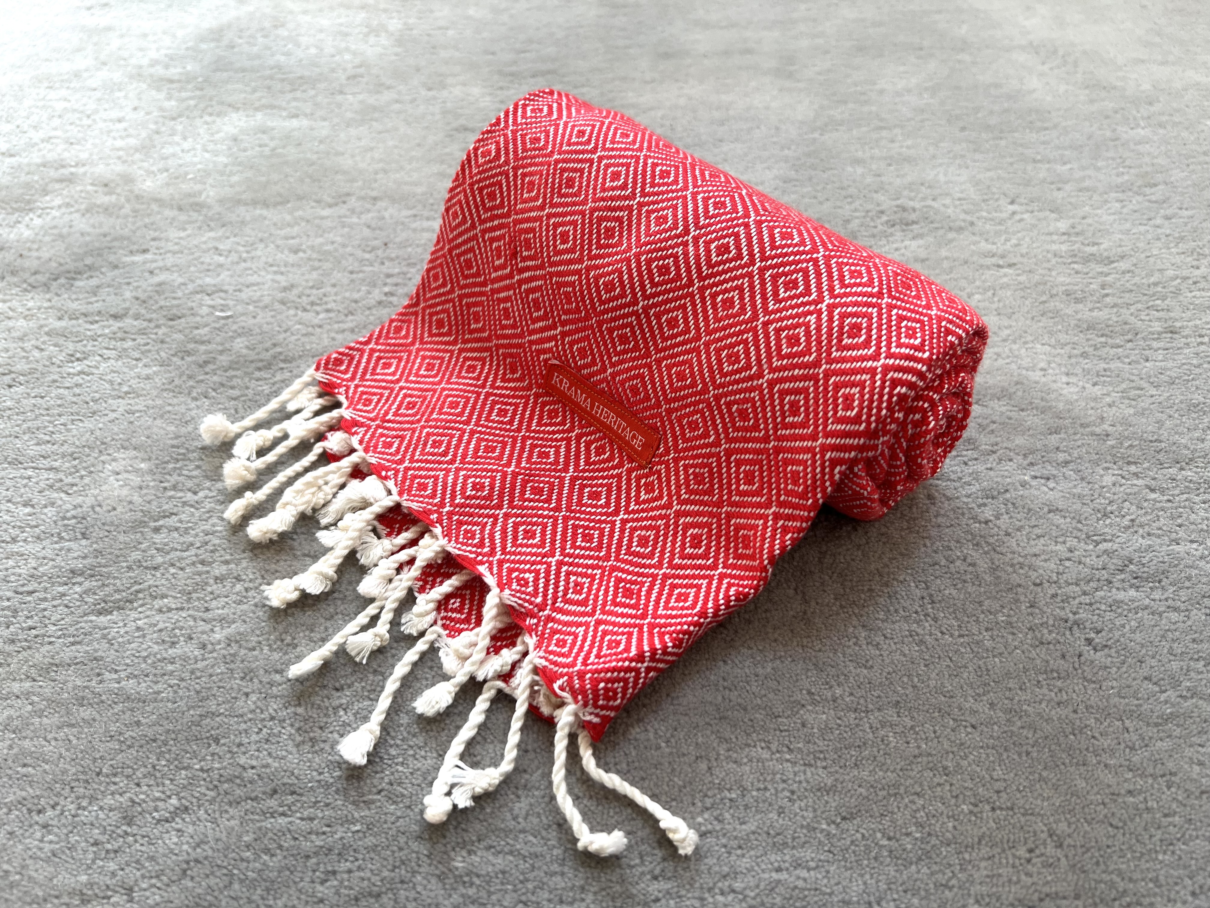 Le Krama Chaud Rouge Coquelicot 8