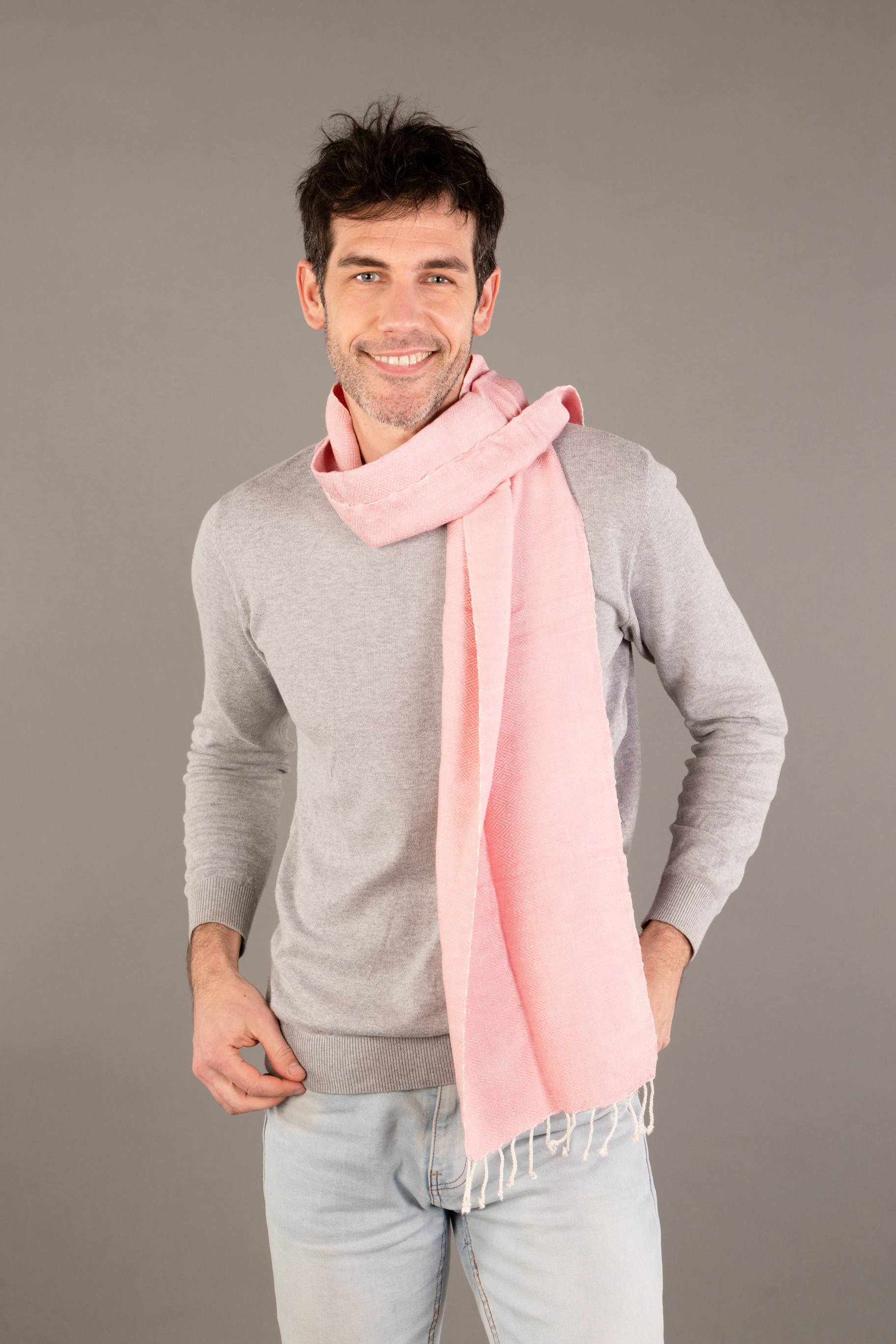 Le Krama Chaud Rose Clair 3