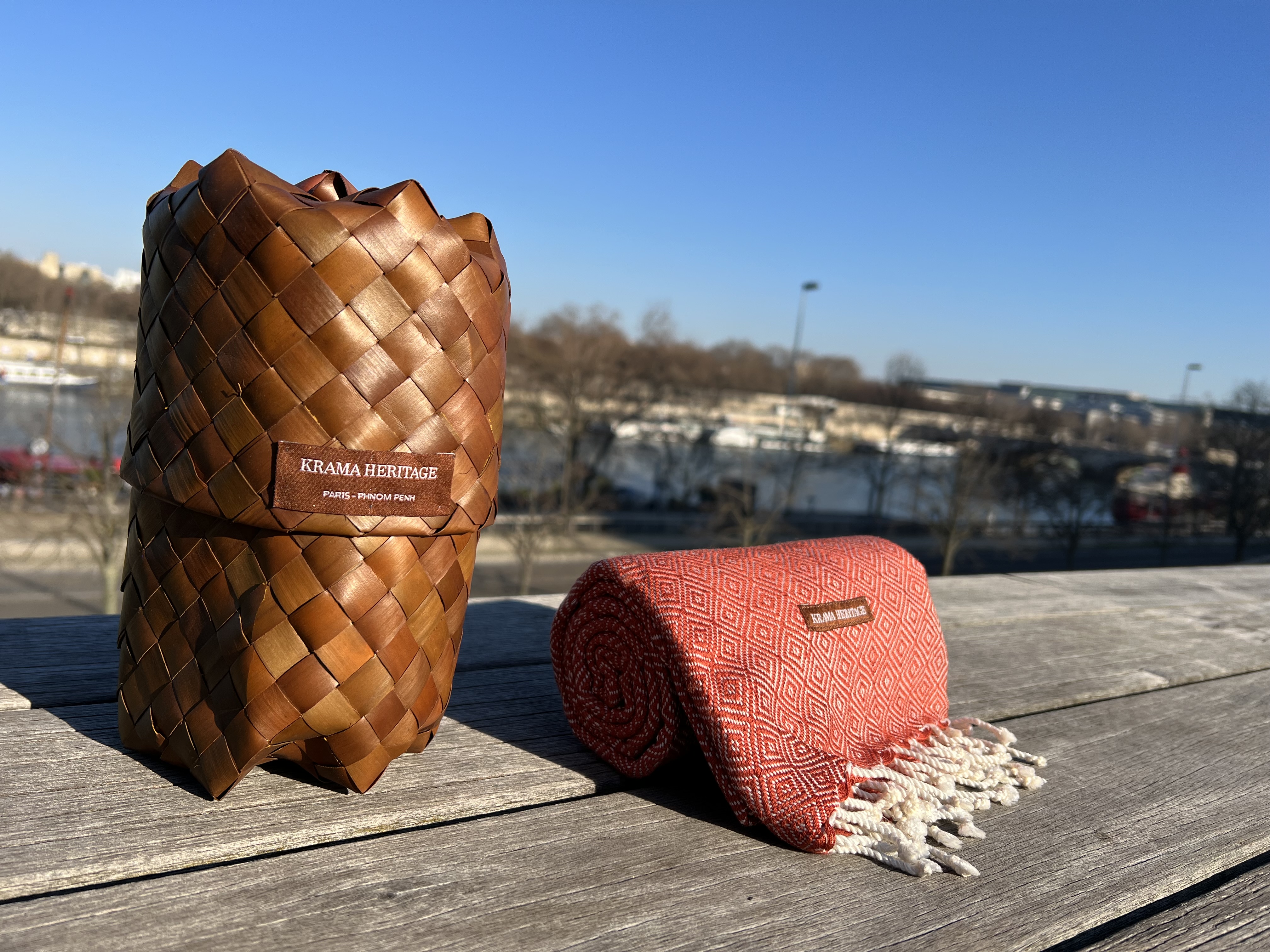 Le Grand Krama Chaud Noisette 6