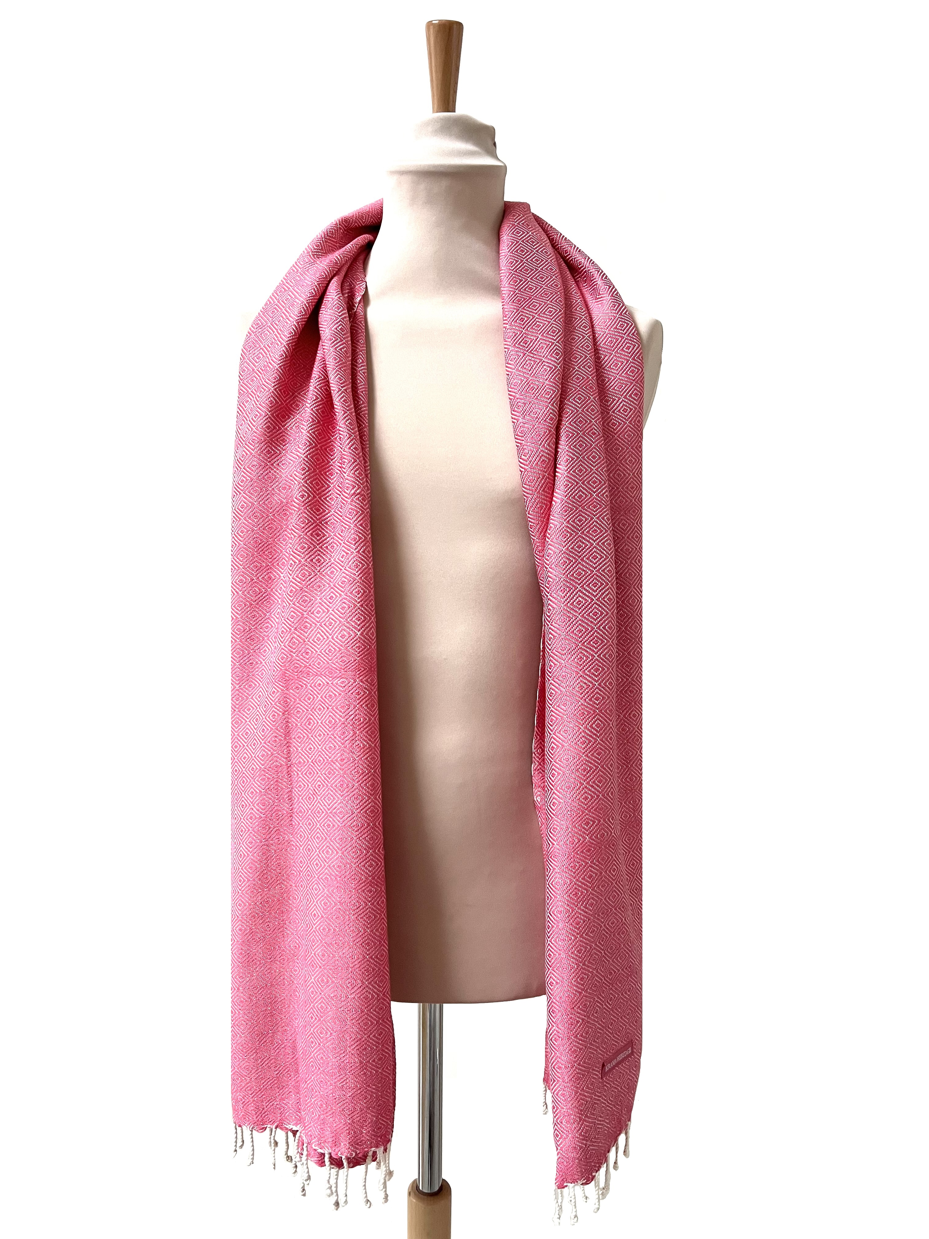 Le Grand Krama Chaud Rose Bonbon 5