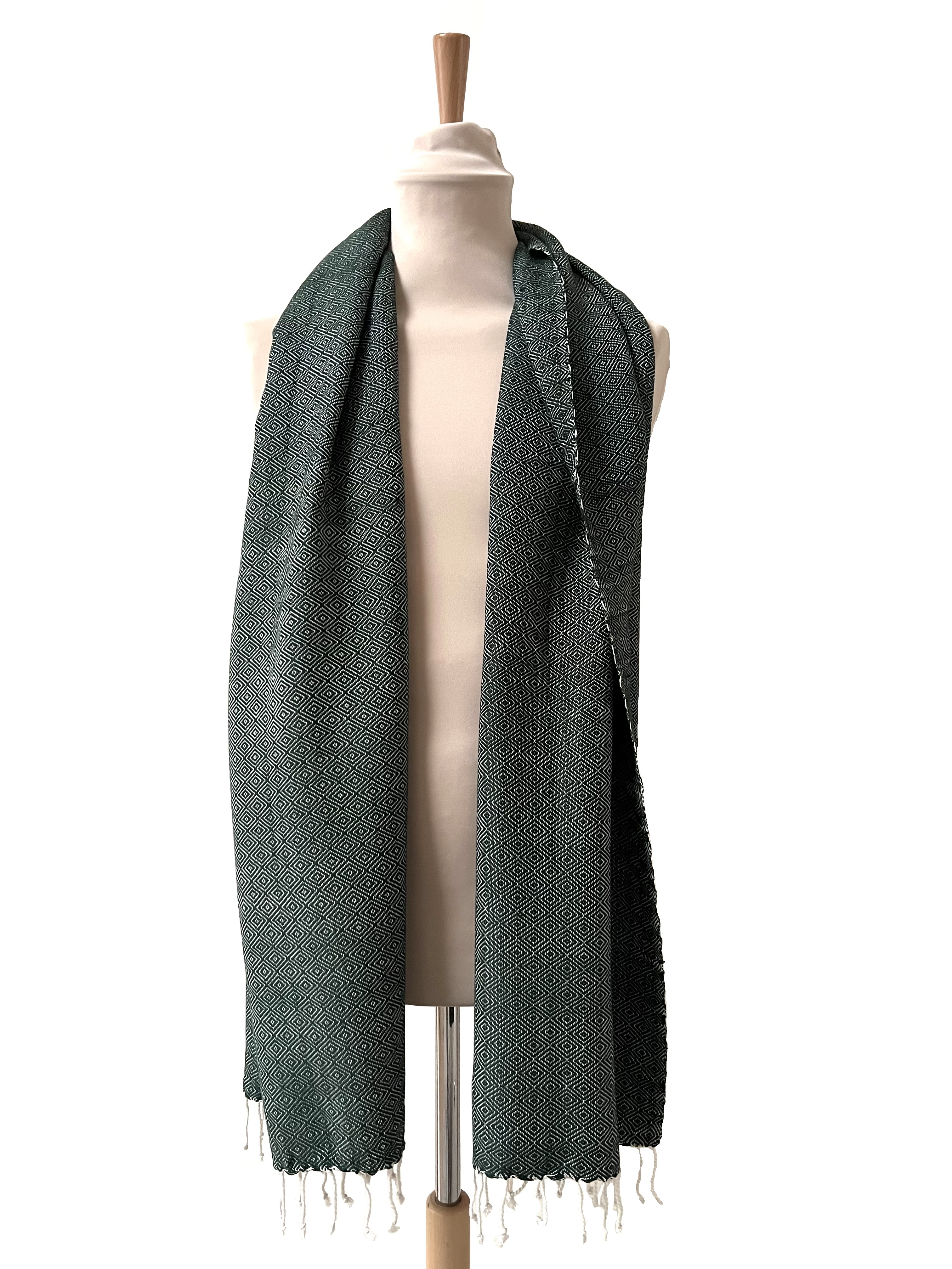 Le Grand Krama Chaud Vert Forêt 5