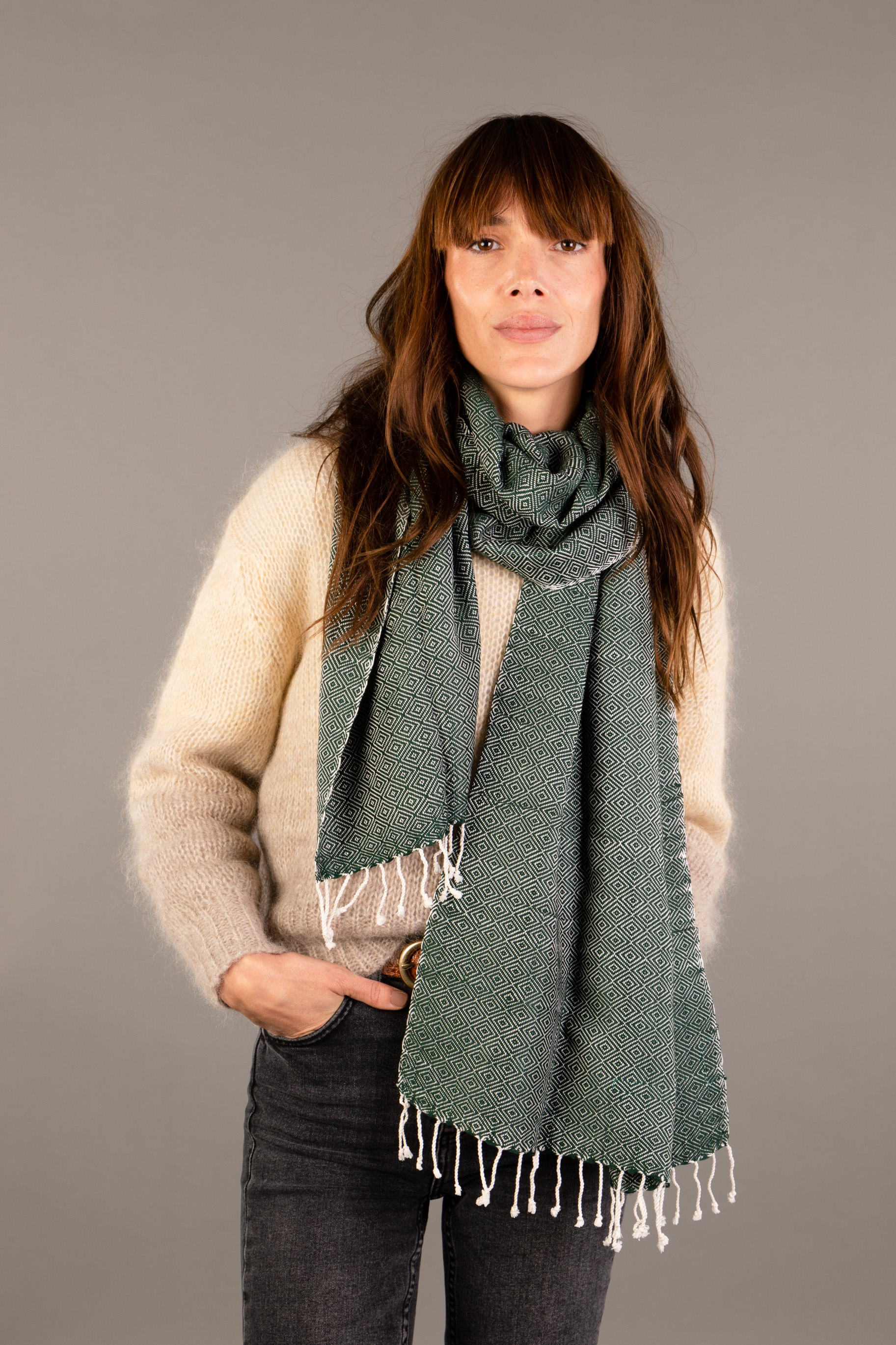 Le Grand Krama Chaud Vert Forêt 3