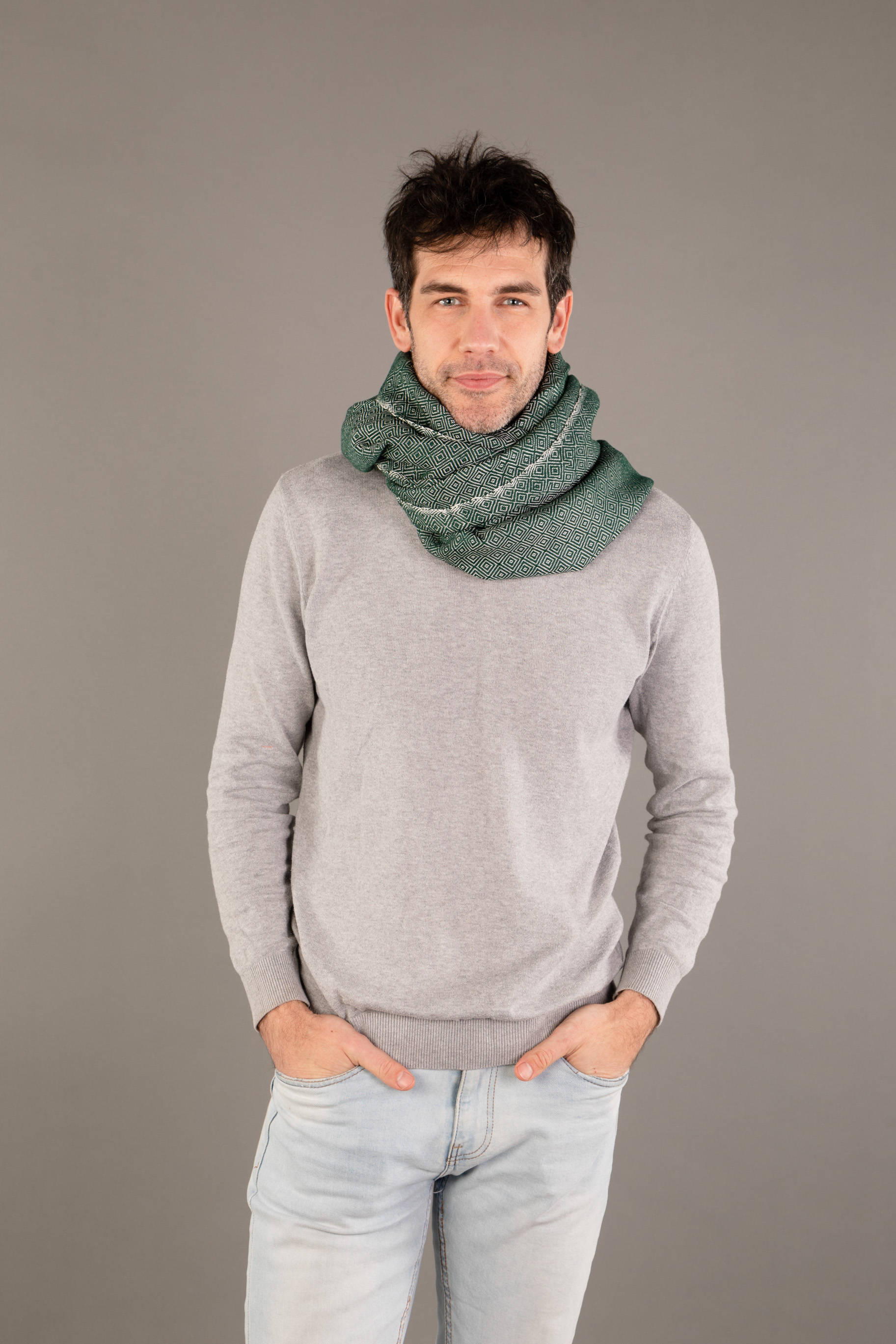 Le Grand Krama Chaud Vert Forêt 4