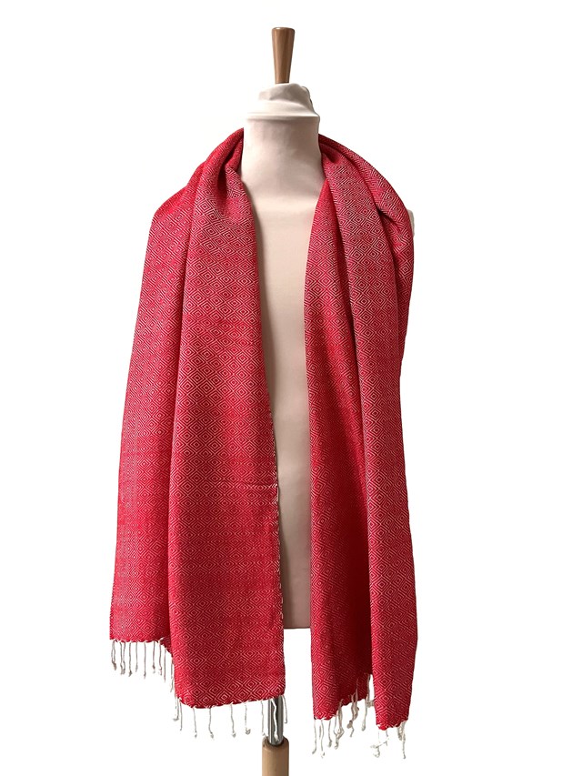 Le Grand Krama Rouge Coquelicot 5