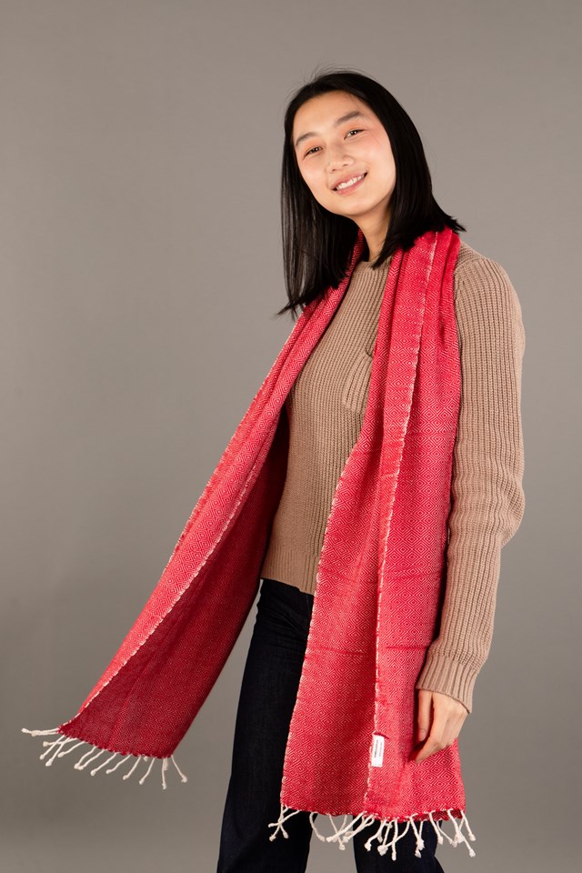 Le Grand Krama Rouge Coquelicot 4