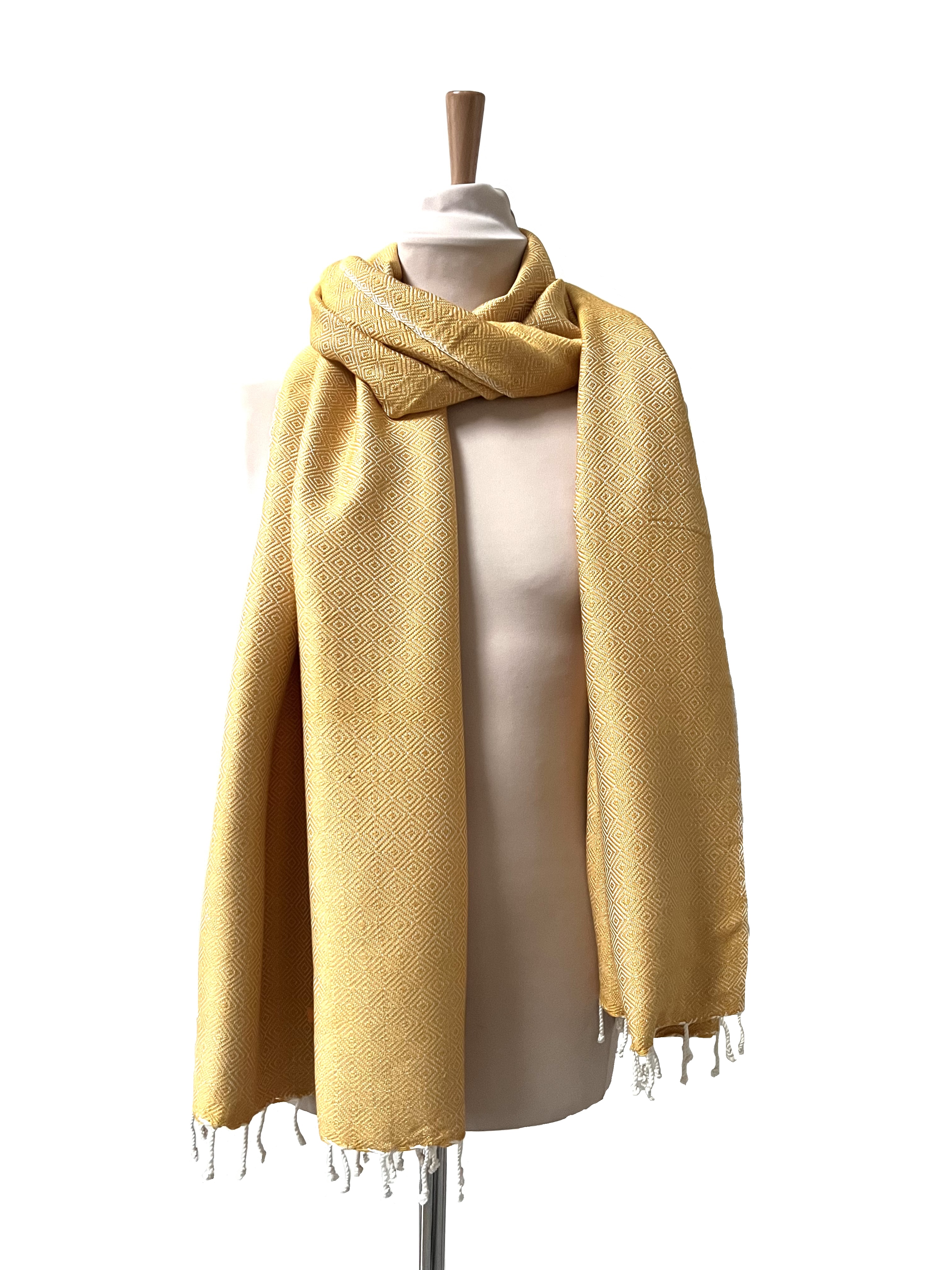 Le Grand Krama Chaud Epais Or 5