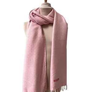 Le Grand Krama Chaud Epais Rose Clair