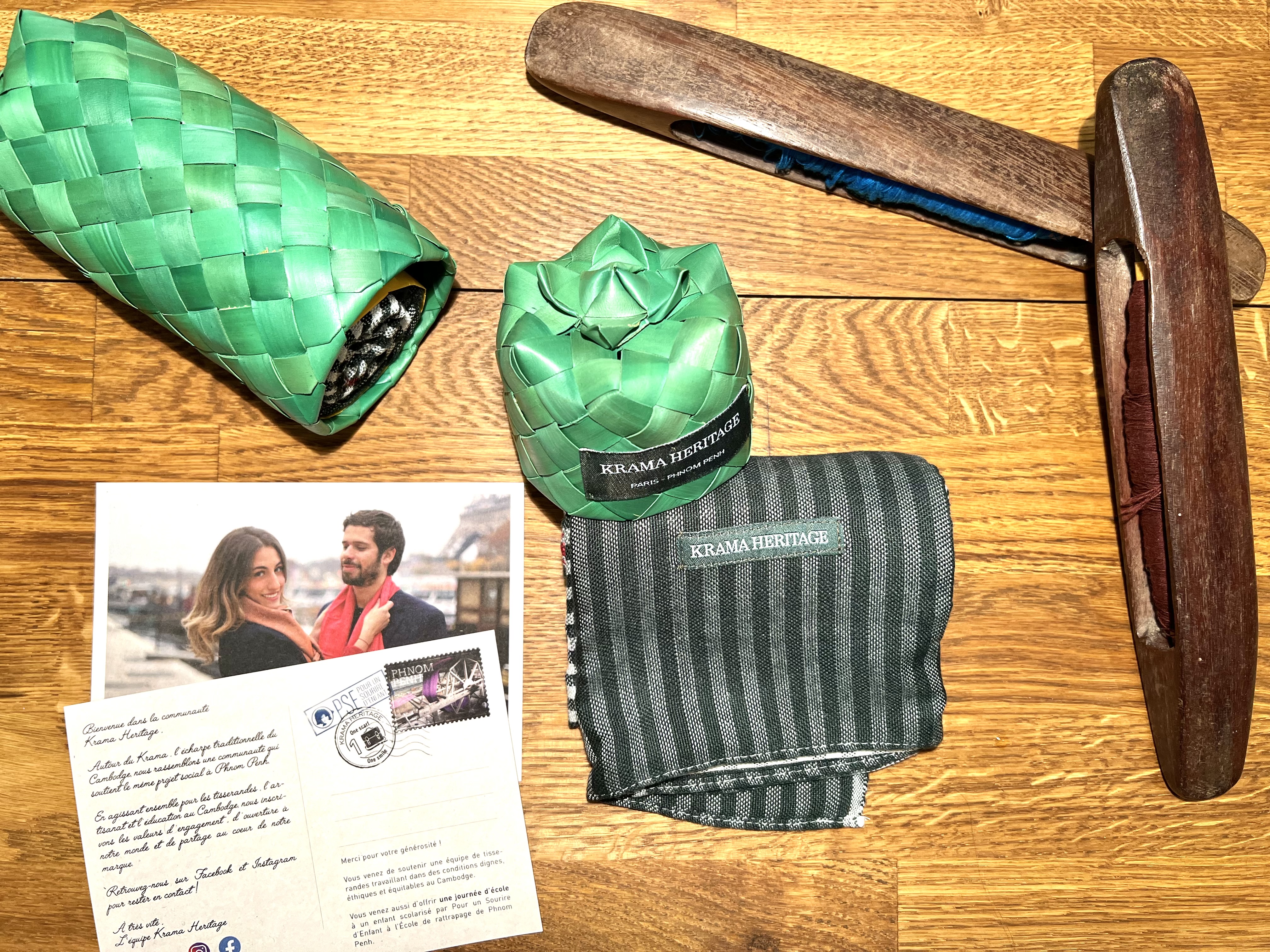 Le Krama Origine Olive 2