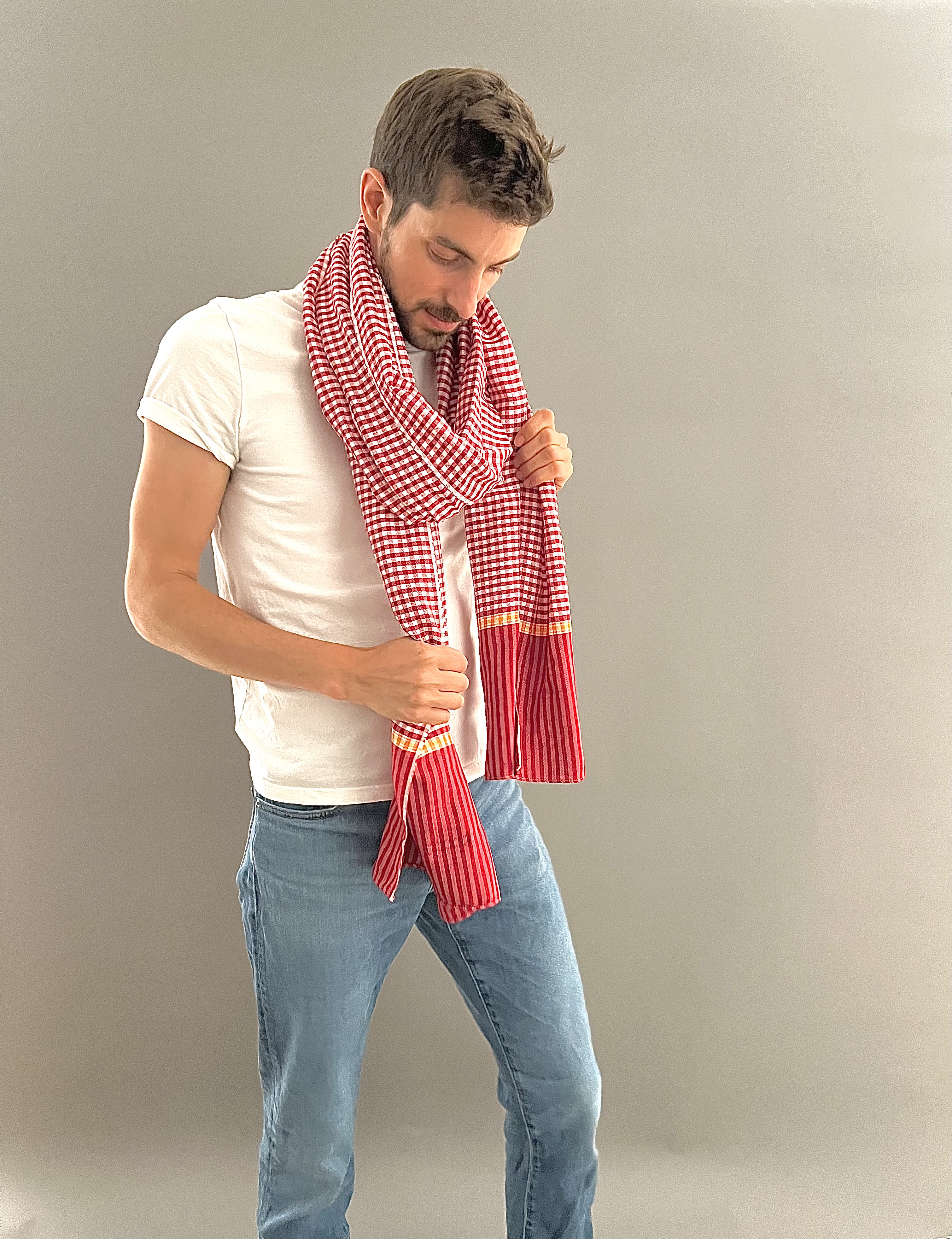 Le Grand Krama Origine Coquelicot 5