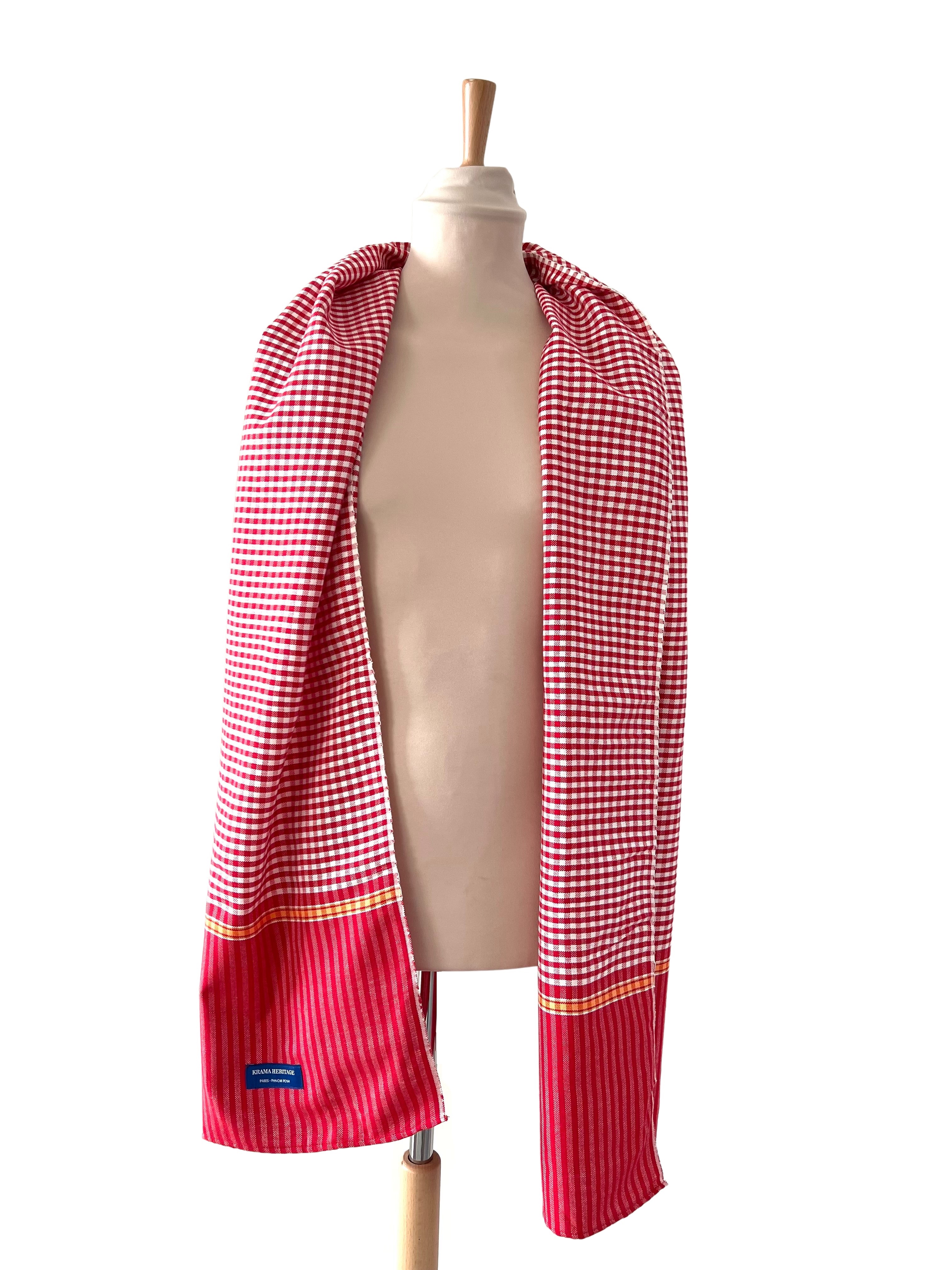 Le Grand Krama Origine Coquelicot 6