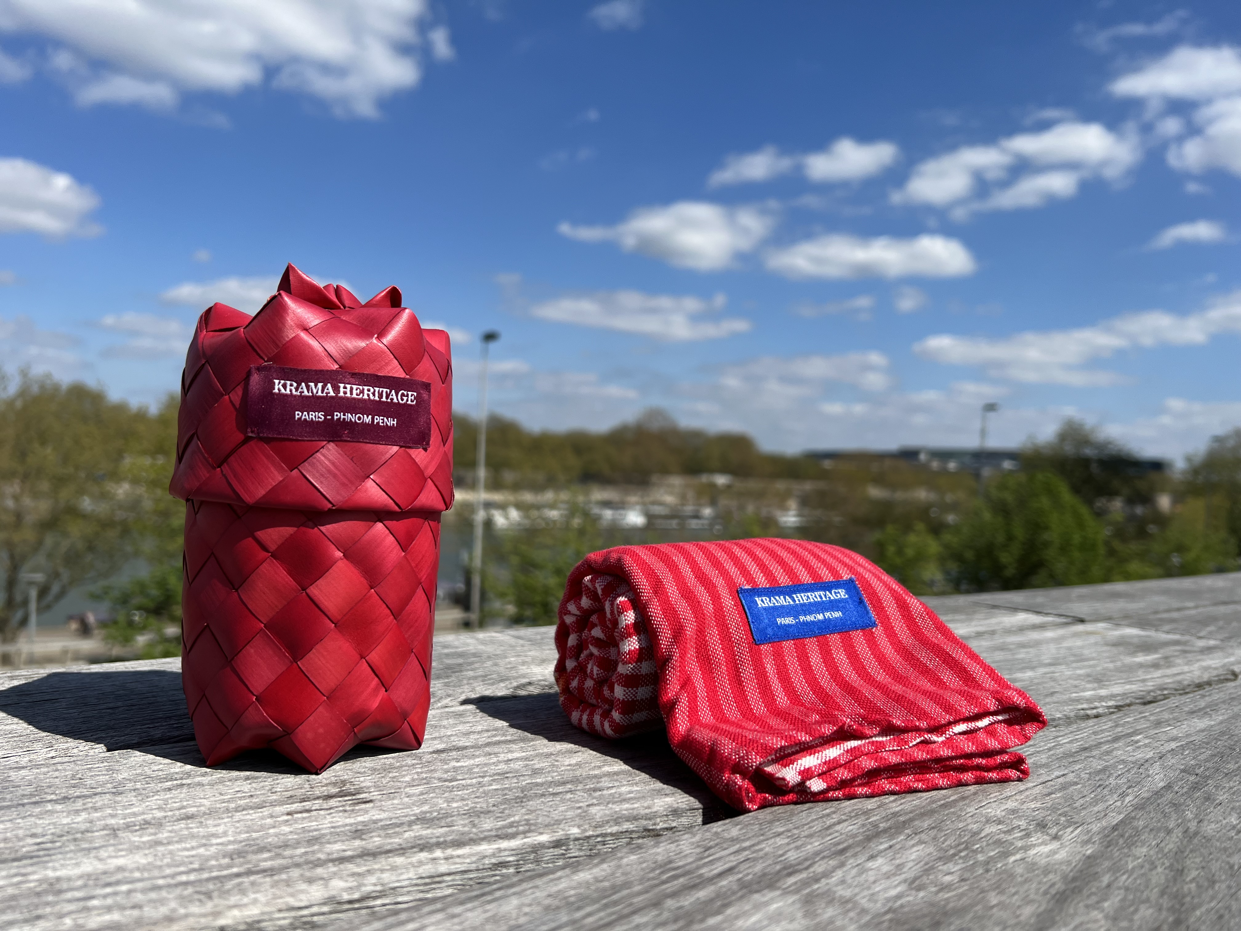 Le Grand Krama Origine Coquelicot 7