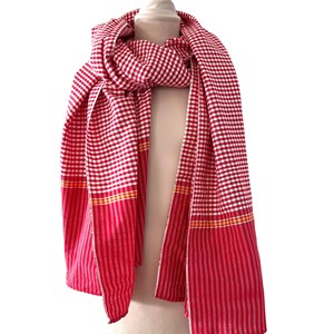 Le Krama Origine Coquelicot 3 Tours